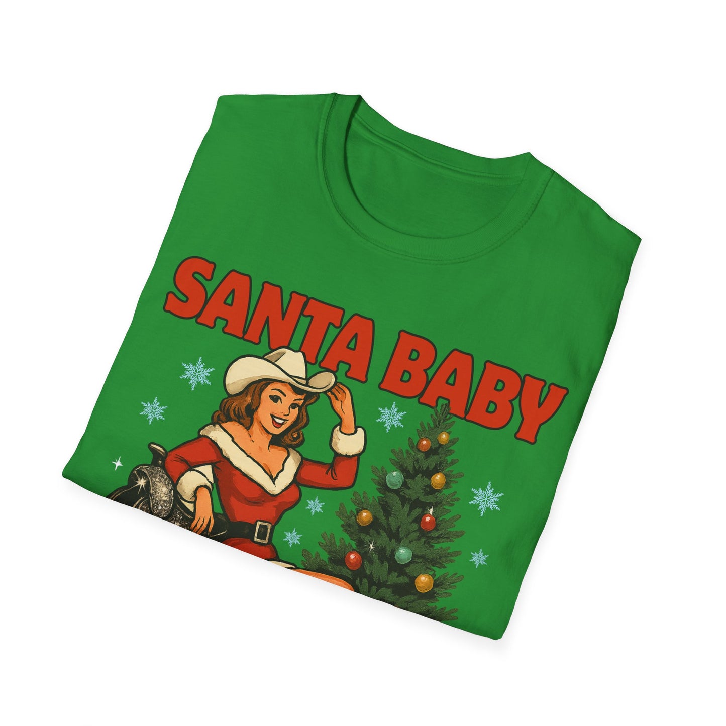 Santa Baby Ready To Ride Unisex Softstyle T-Shirt