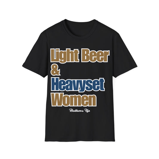 Light Beer & Heavyset Women Unisex Softstyle T-Shirt