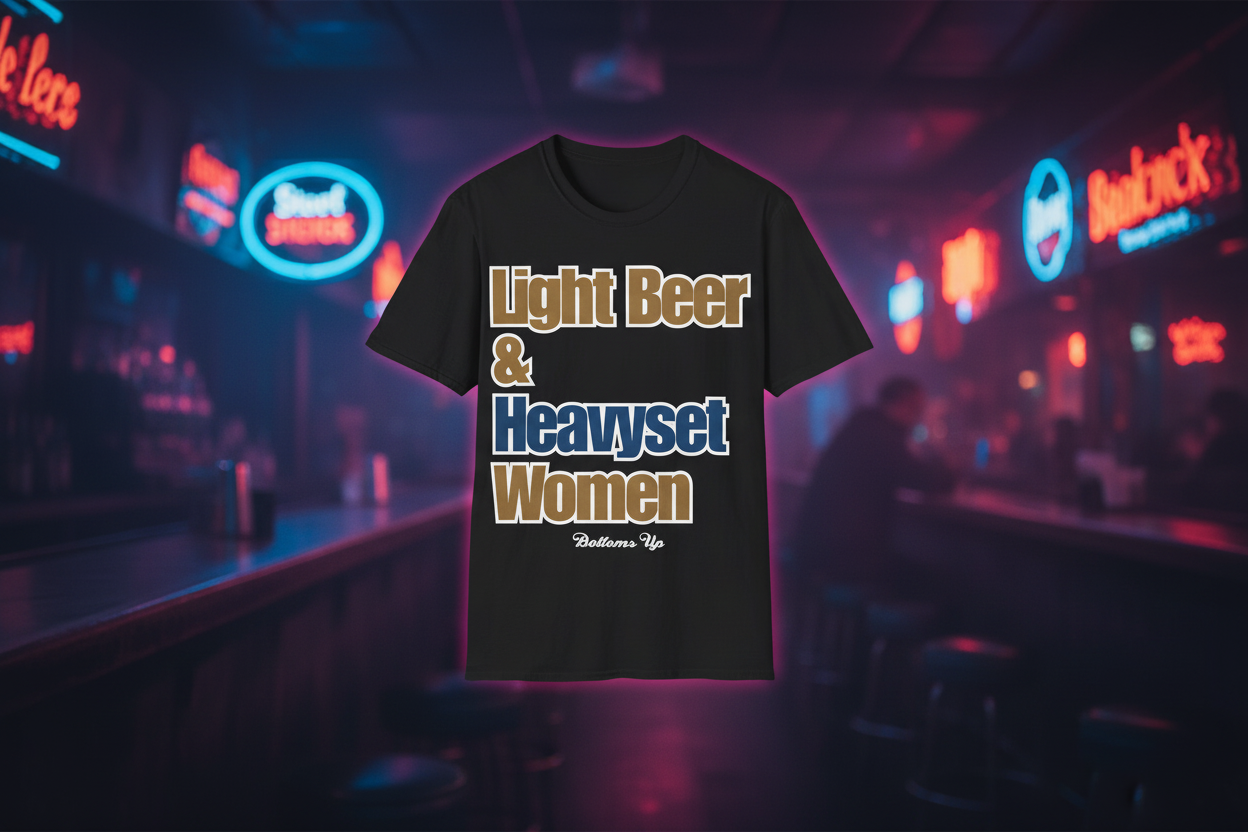 Light Beer & Heavyset Women Unisex Softstyle T-Shirt