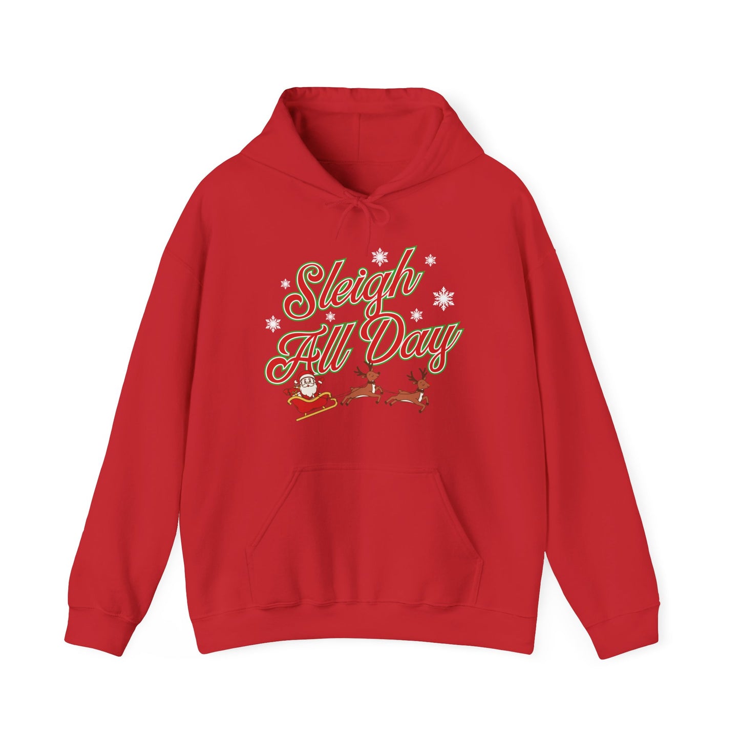 Sleigh All Day Santa Unisex Heavy Blend™ Hooded Sweatshirt