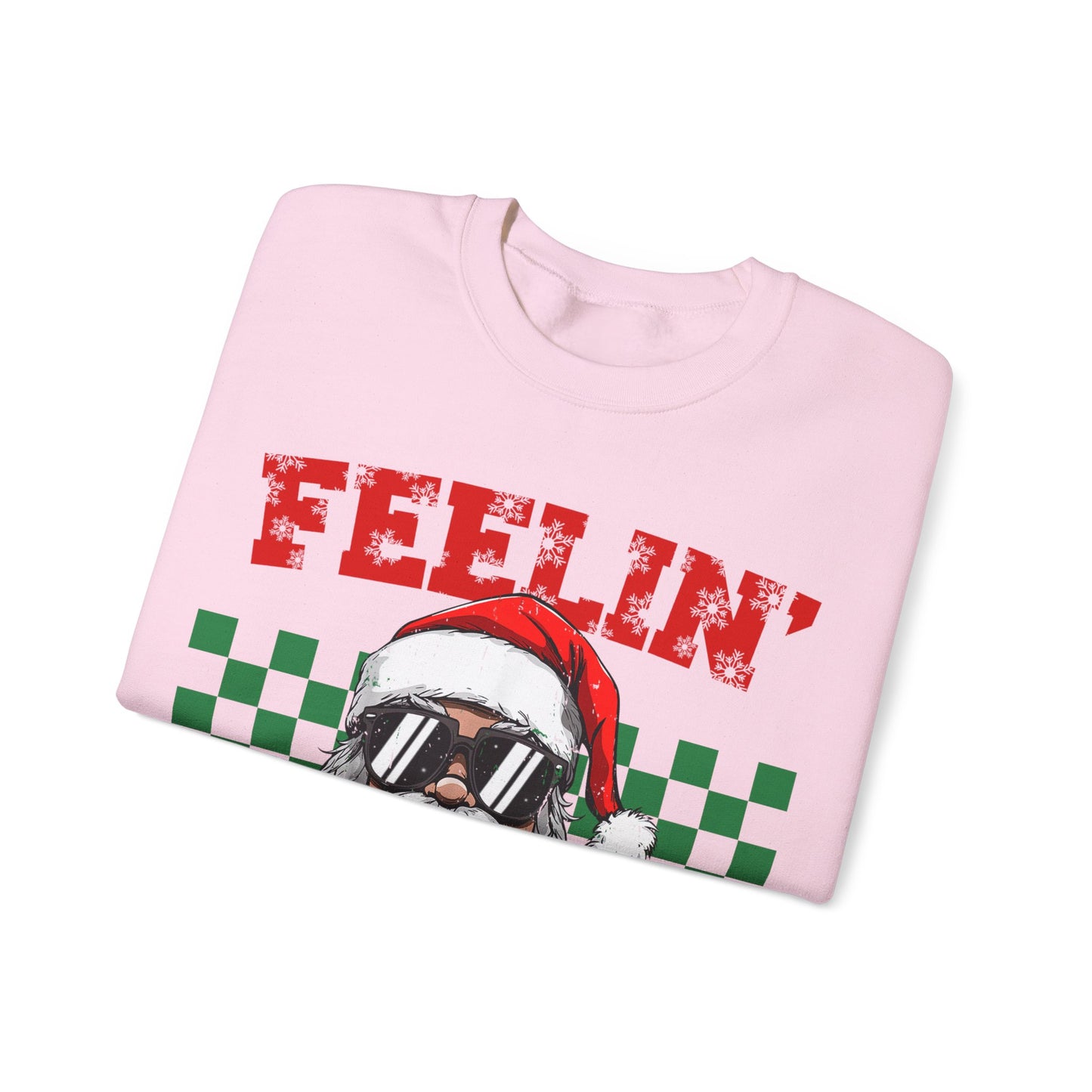 Santa Feelin' Jolly Unisex Heavy Blend™ Crewneck Sweatshirt