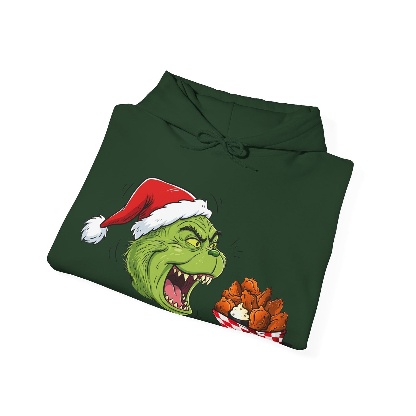 Grinch Buffalo Wings Unisex Heavy Blend™ Hooded Sweatshirt
