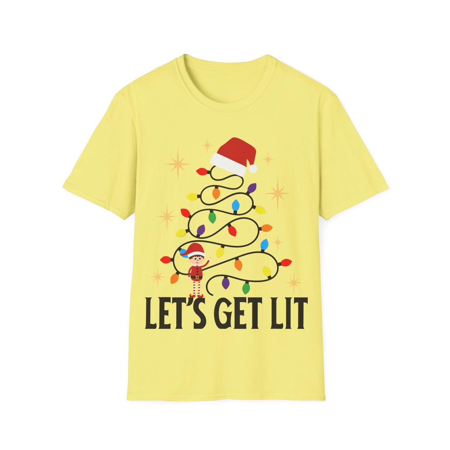 Let' Get Lit Unisex Softstyle T-Shirt
