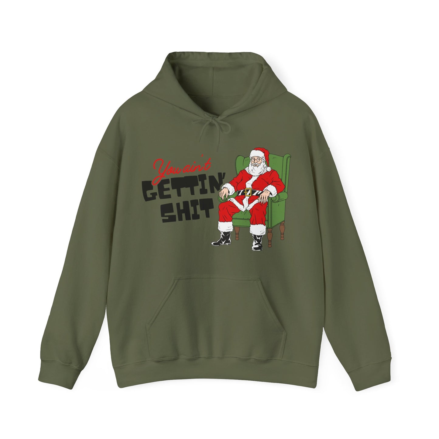Santa You Ain't Gettin' Shit Unisex Heavy Blend™ Hooded Sweatshirt