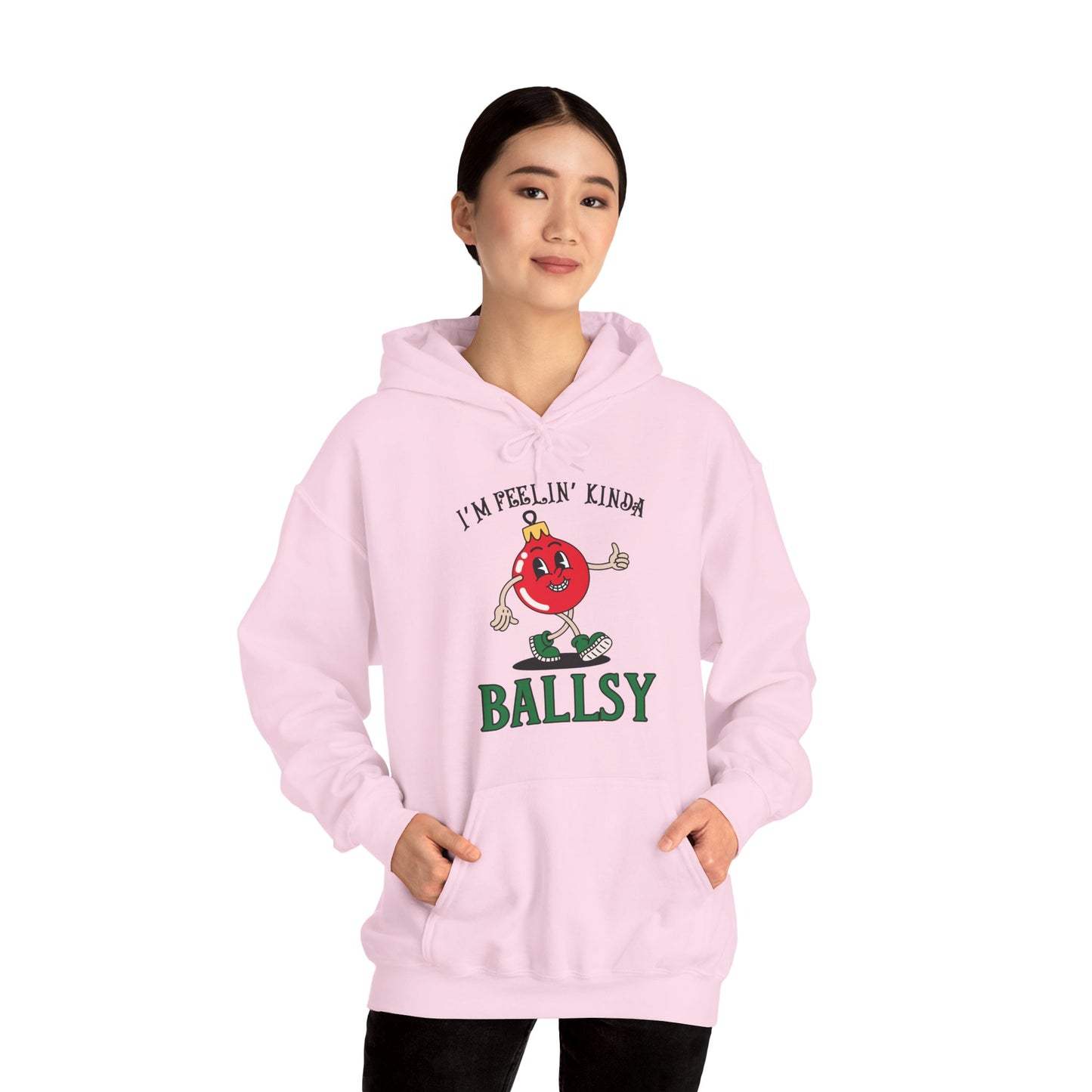 Feelin' Kinda Ballsy Unisex Heavy Blend™ Hooded Sweatshirt