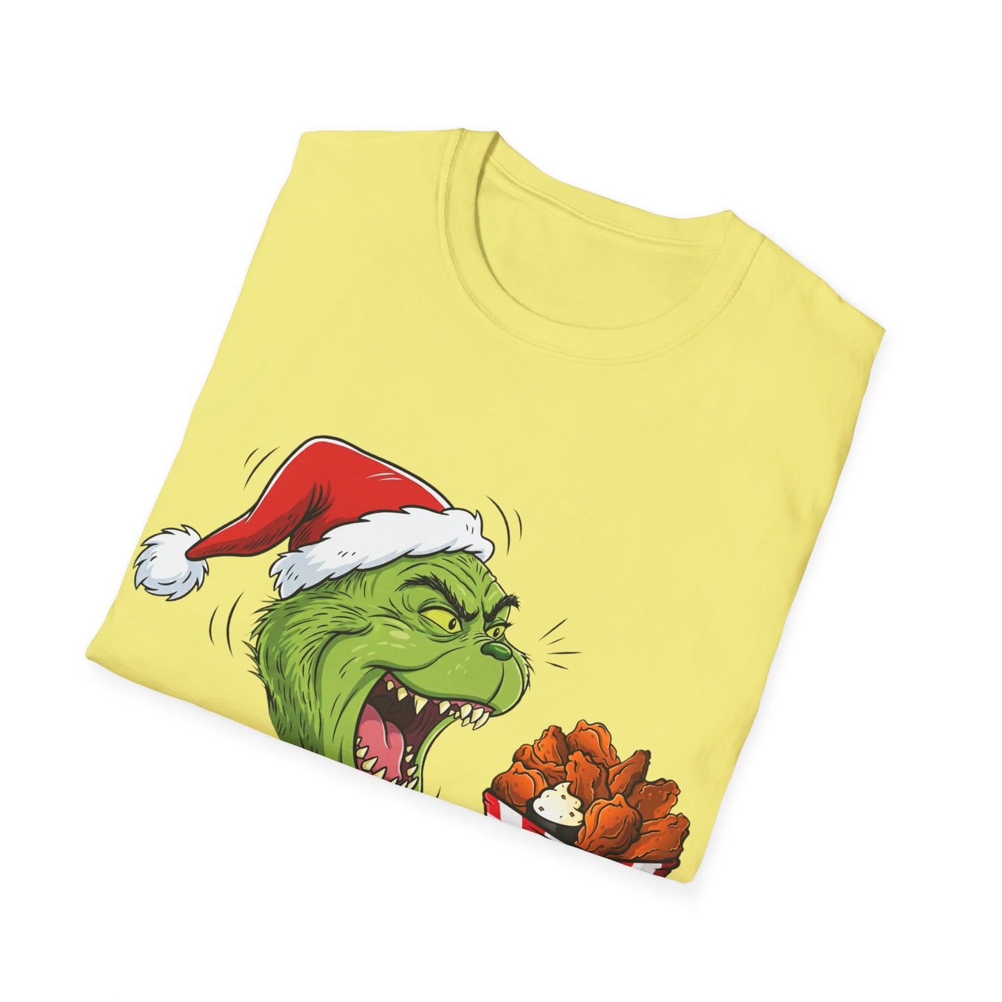 Grinch Buffalo Wings Unisex Softstyle T-Shirt