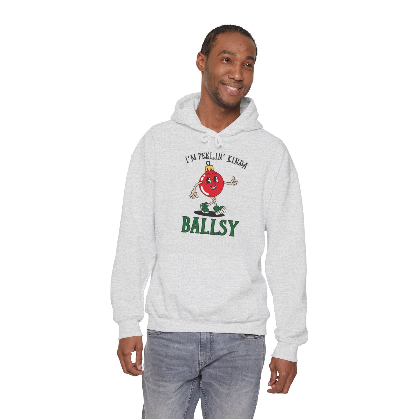 Feelin' Kinda Ballsy Unisex Heavy Blend™ Hooded Sweatshirt