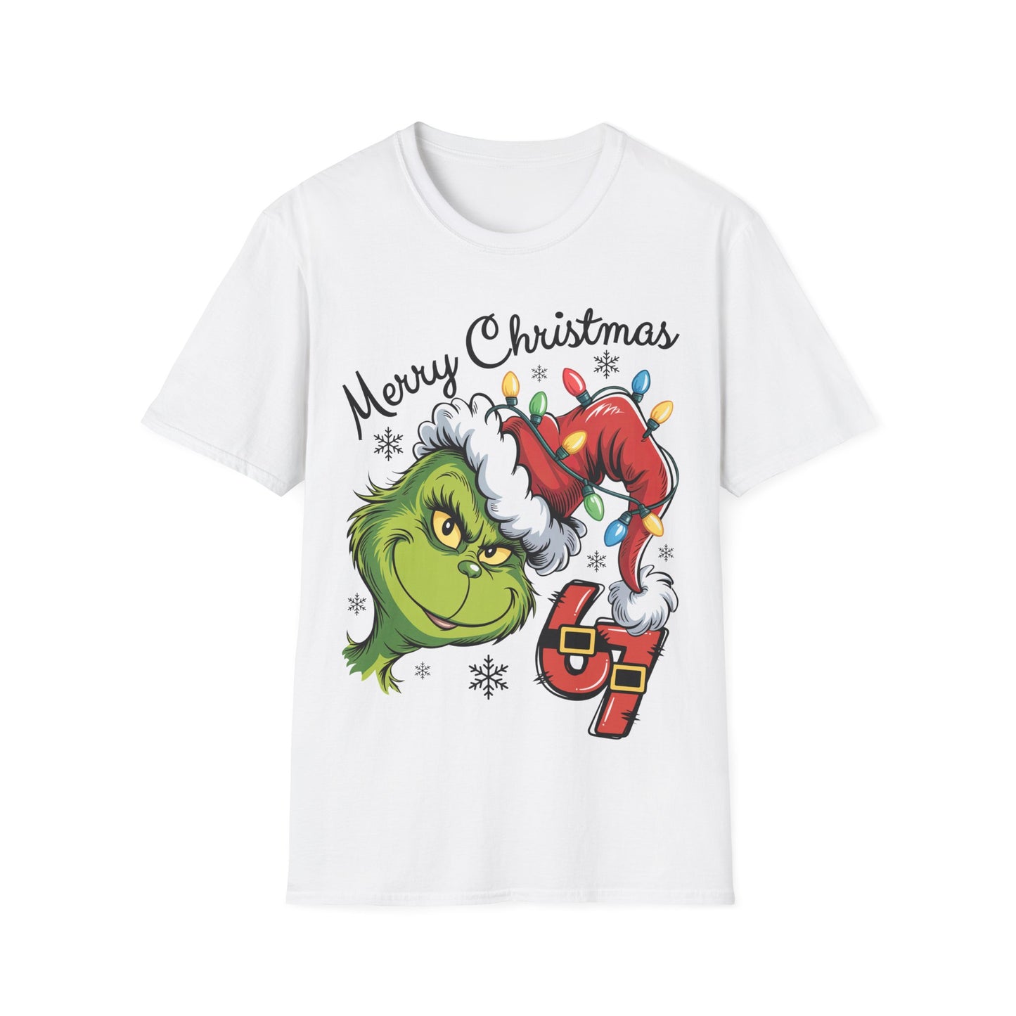 Grinch 6 7 Six Seven Unisex Softstyle T-Shirt