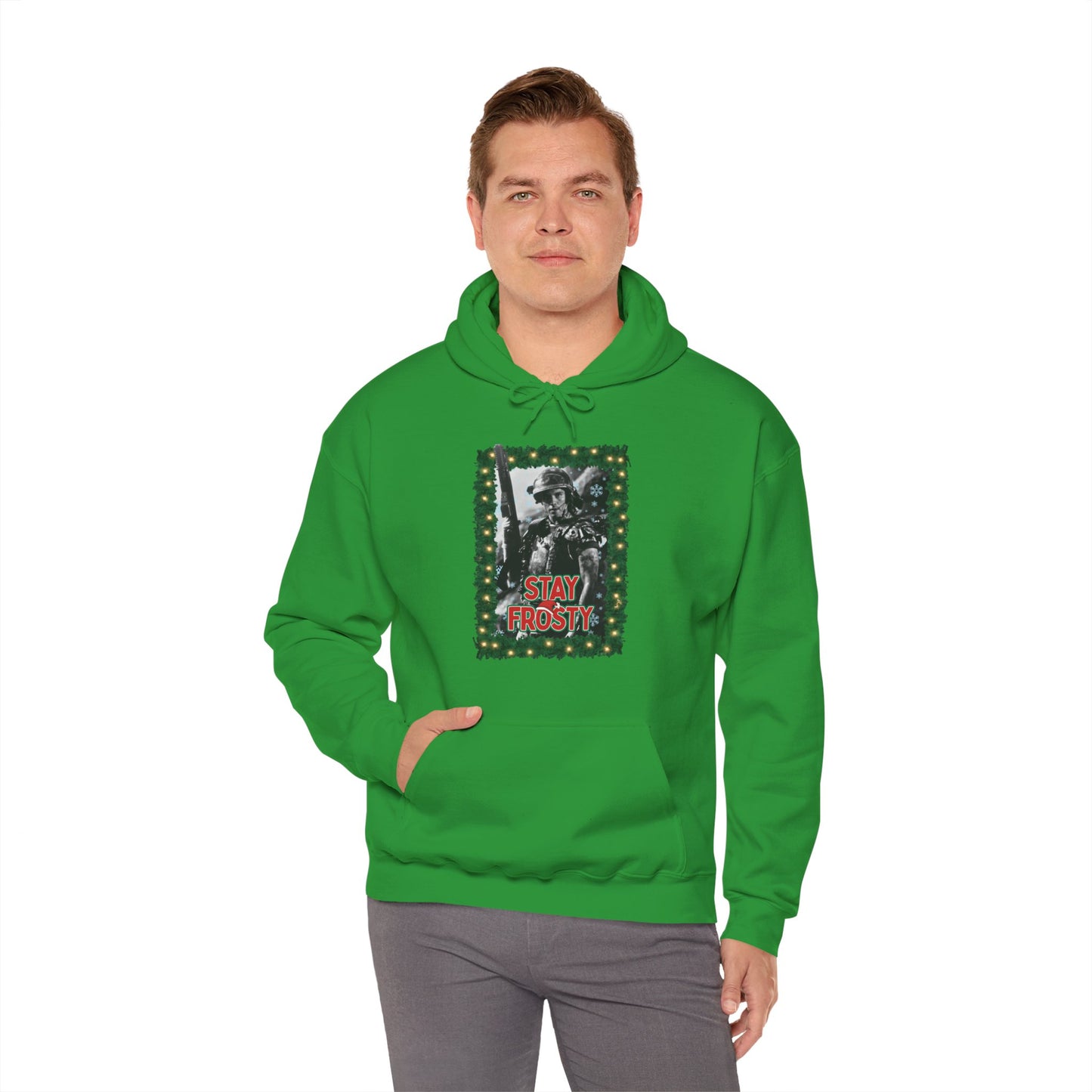 Stay Frosty Corporal Hicks Unisex Heavy Blend™ Hooded Sweatshirt