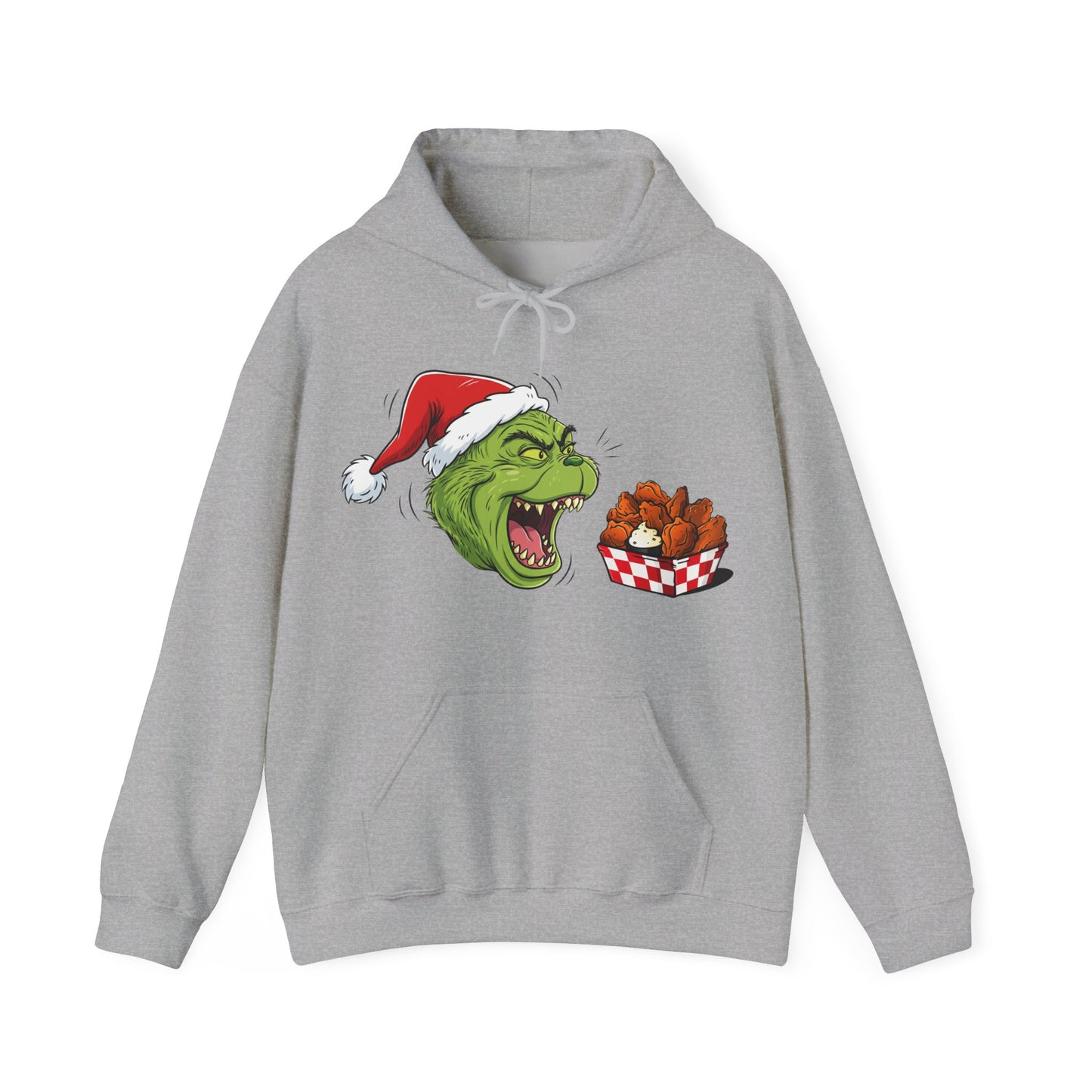 Grinch Buffalo Wings Unisex Heavy Blend™ Hooded Sweatshirt