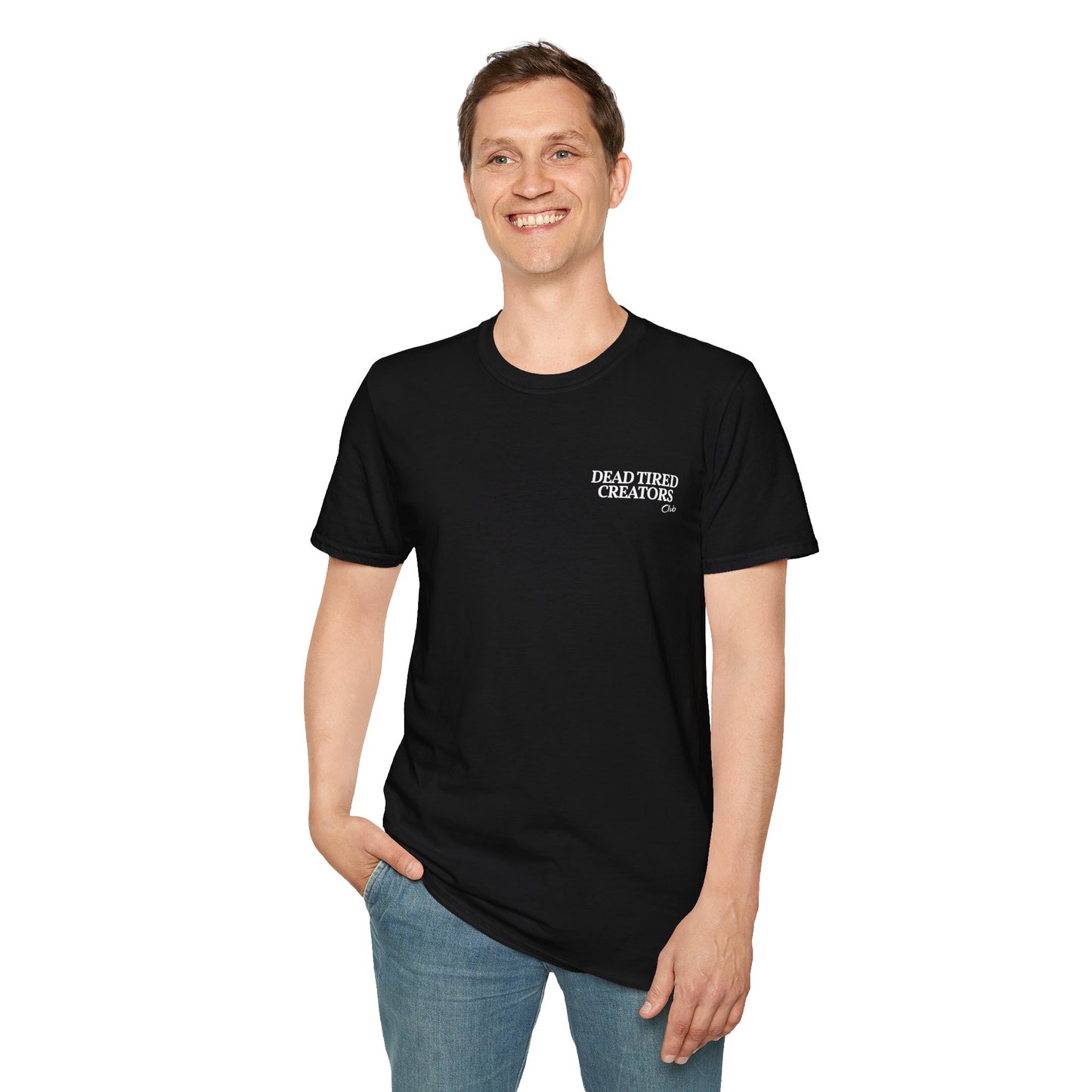 Dead Tired Creators Club Never Stop CreatingUnisex Softstyle T-Shirt