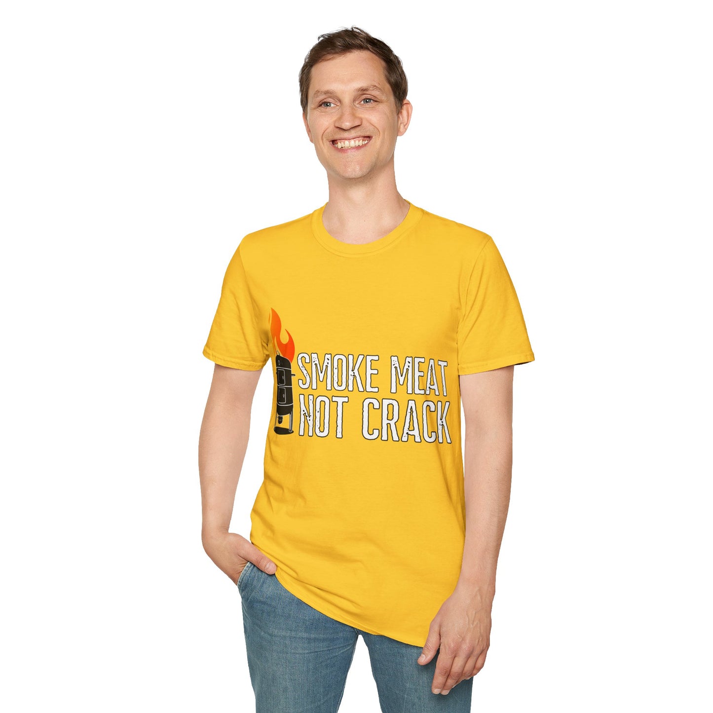 Smoke Meat Not Crack Unisex Softstyle T-Shirt