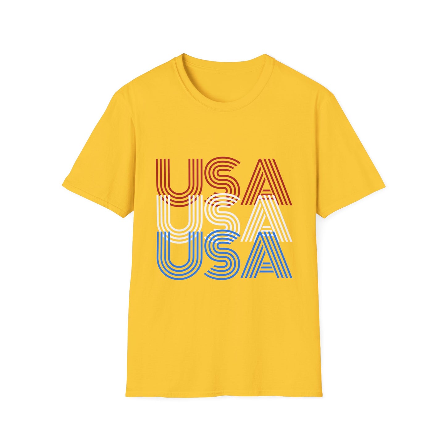USA USA USA Unisex Softstyle T-Shirt
