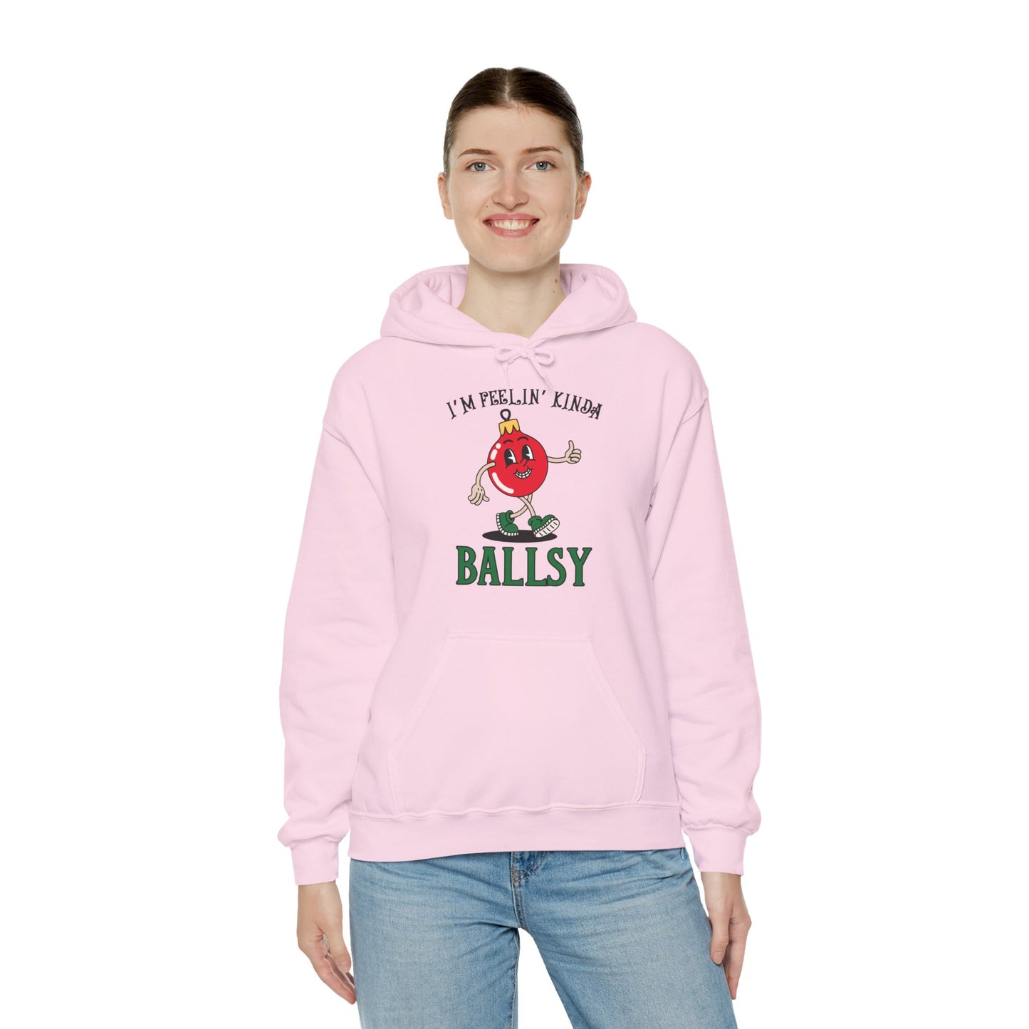 Feelin' Kinda Ballsy Unisex Heavy Blend™ Hooded Sweatshirt