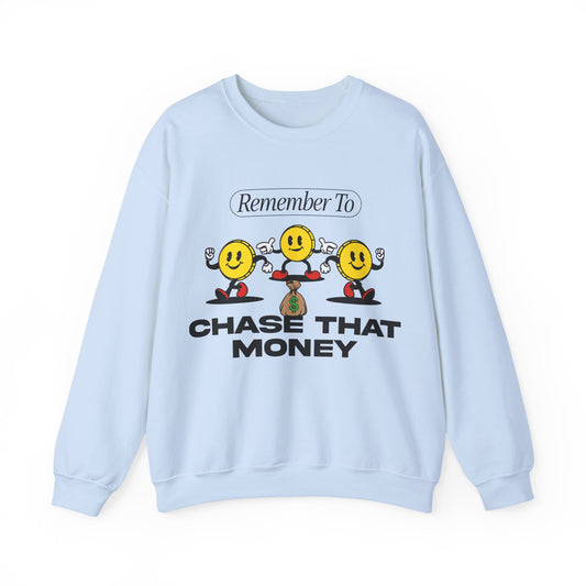 Chase That Money Unisex Heavy Blend™ Crewneck Sweatshirt