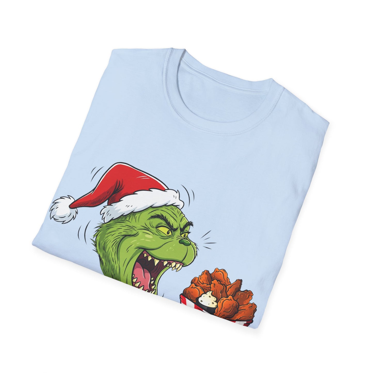 Grinch Buffalo Wings Unisex Softstyle T-Shirt