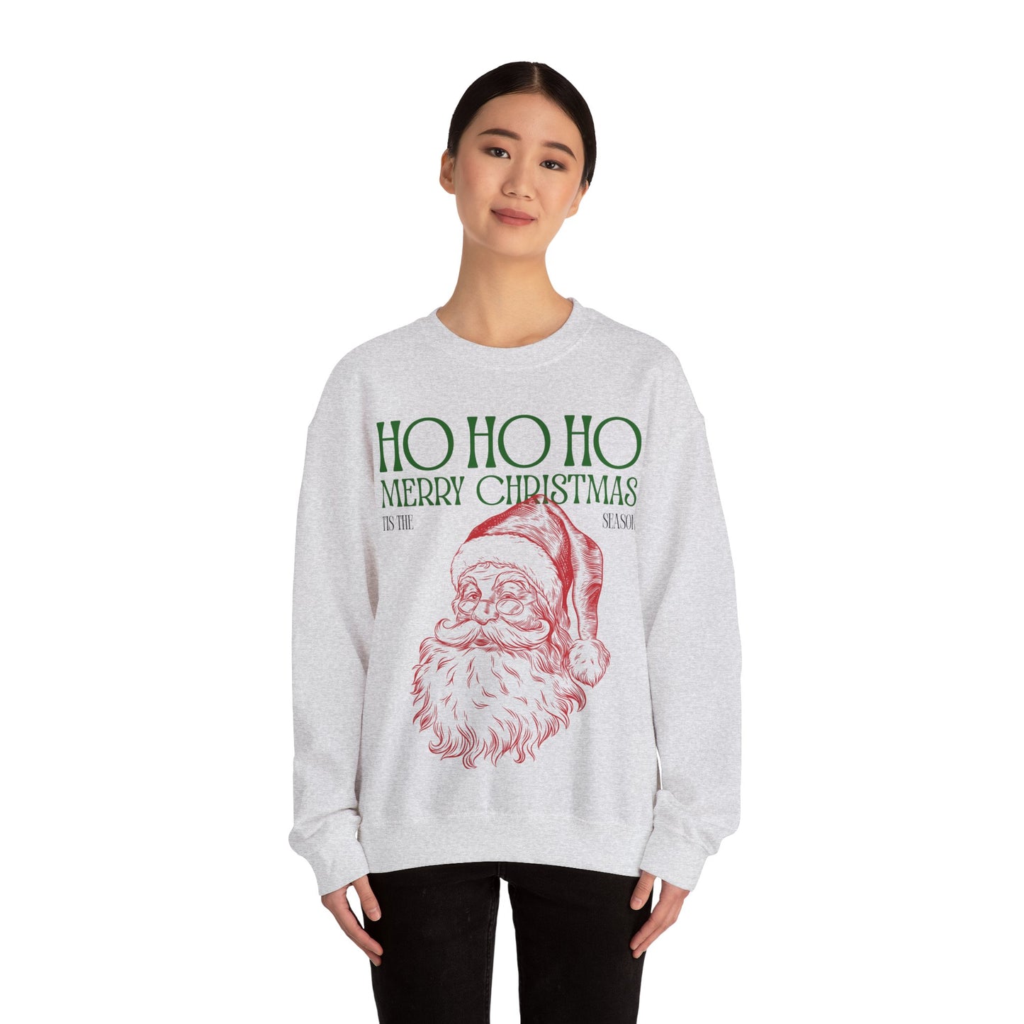 Tis The Season Santa Unisex Heavy Blend™ Crewneck Sweatshirt