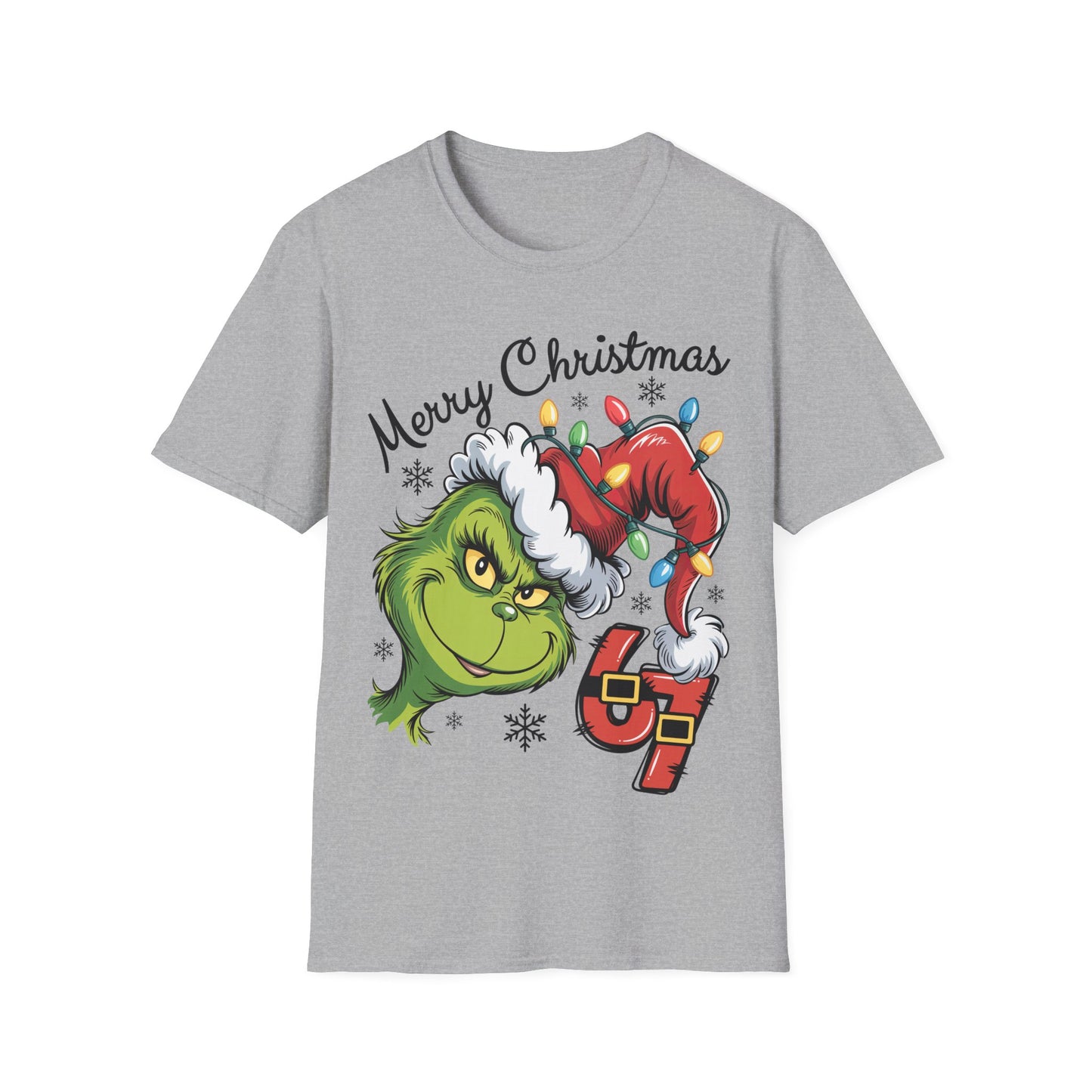 Grinch 6 7 Six Seven Unisex Softstyle T-Shirt