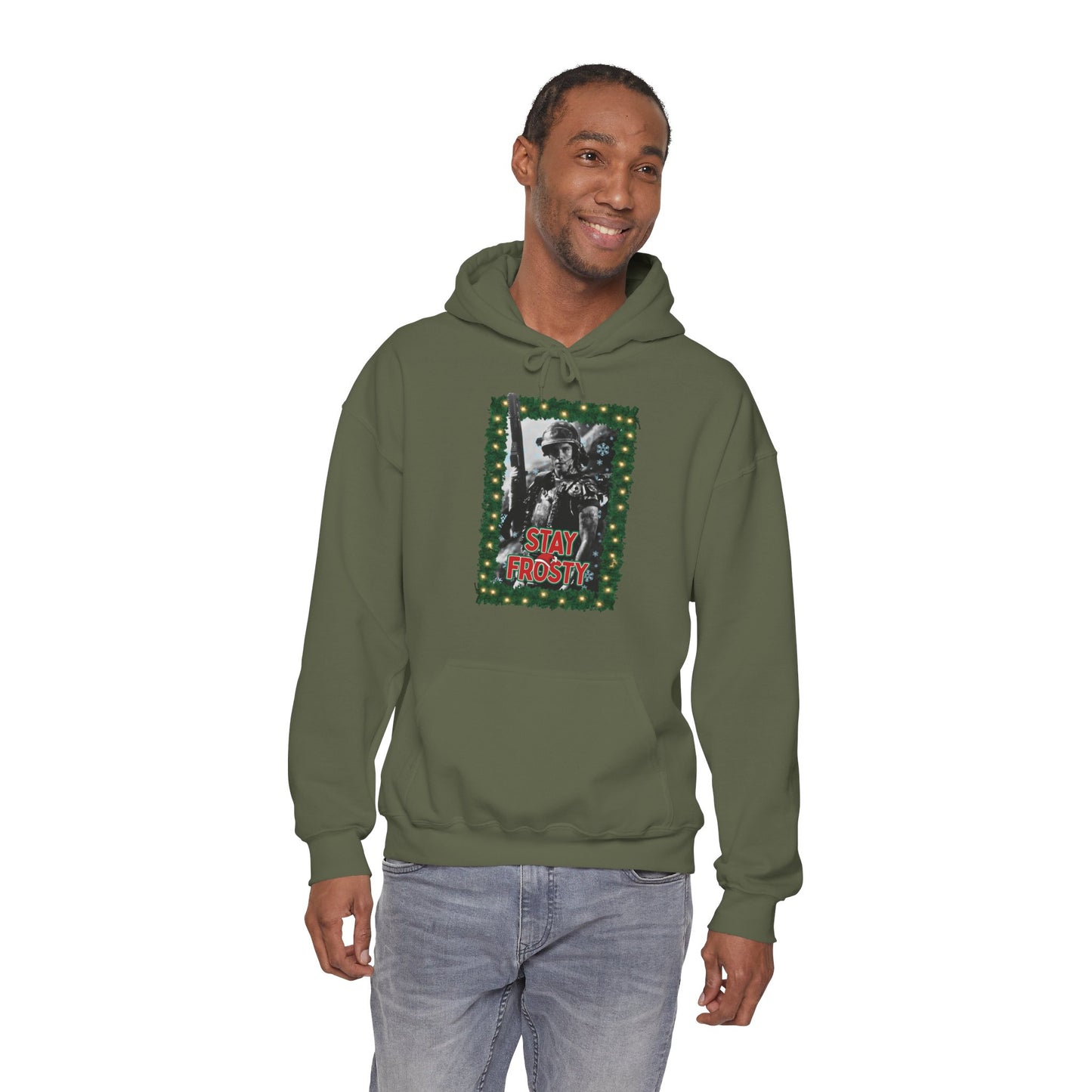 Stay Frosty Corporal Hicks Unisex Heavy Blend™ Hooded Sweatshirt