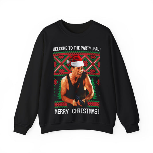 Merry Christmas McClane Unisex Heavy Blend™ Crewneck Sweatshirt