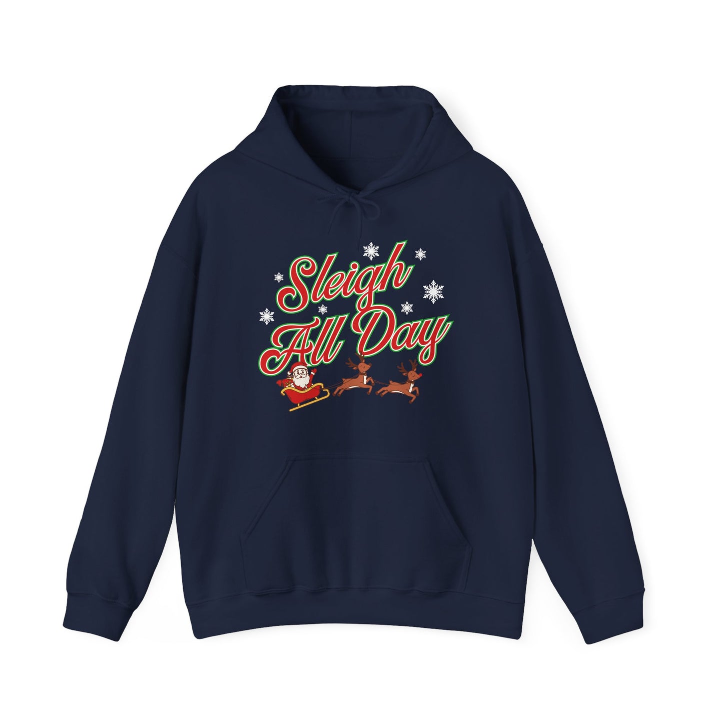 Sleigh All Day Santa Unisex Heavy Blend™ Hooded Sweatshirt