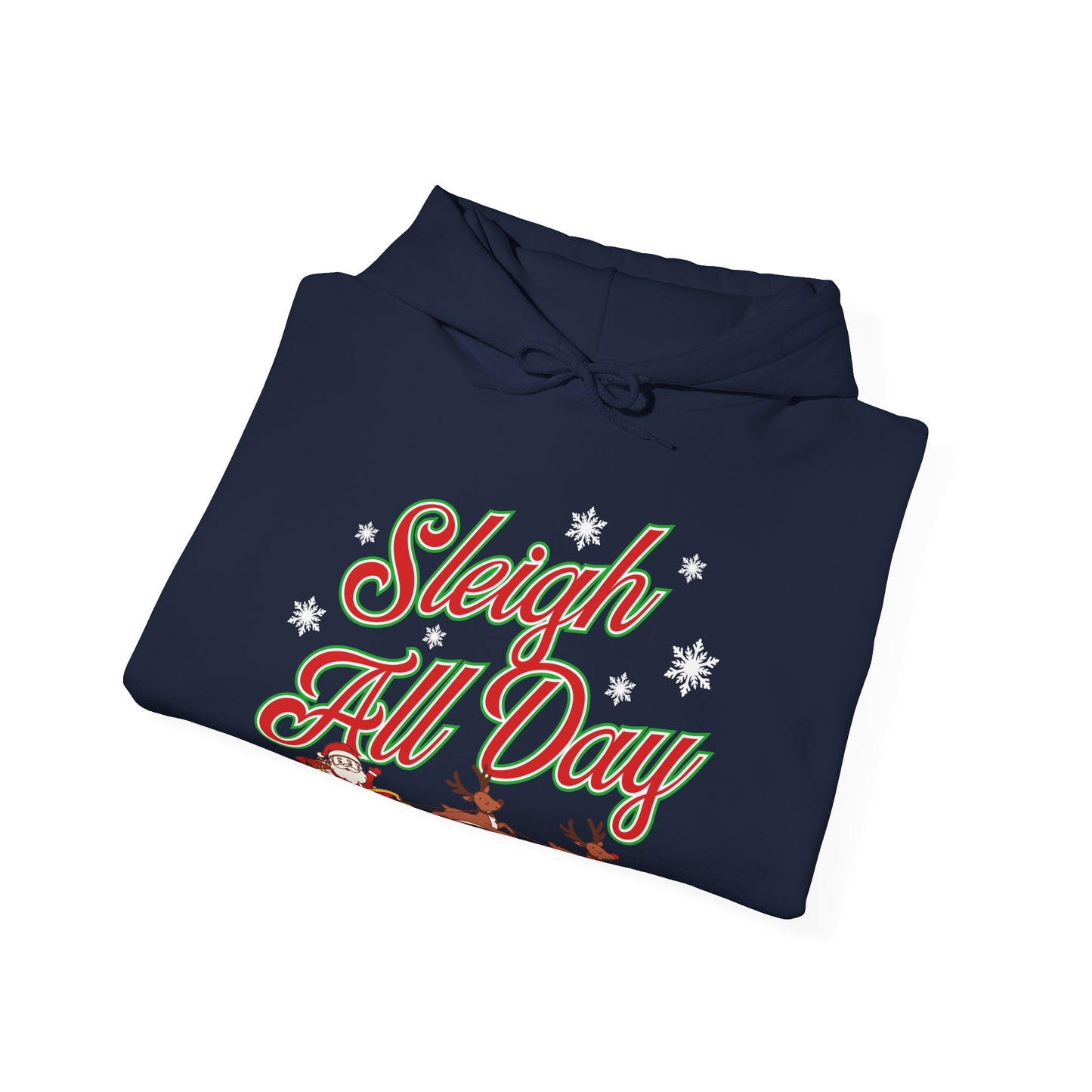 Sleigh All Day Santa Unisex Heavy Blend™ Hooded Sweatshirt