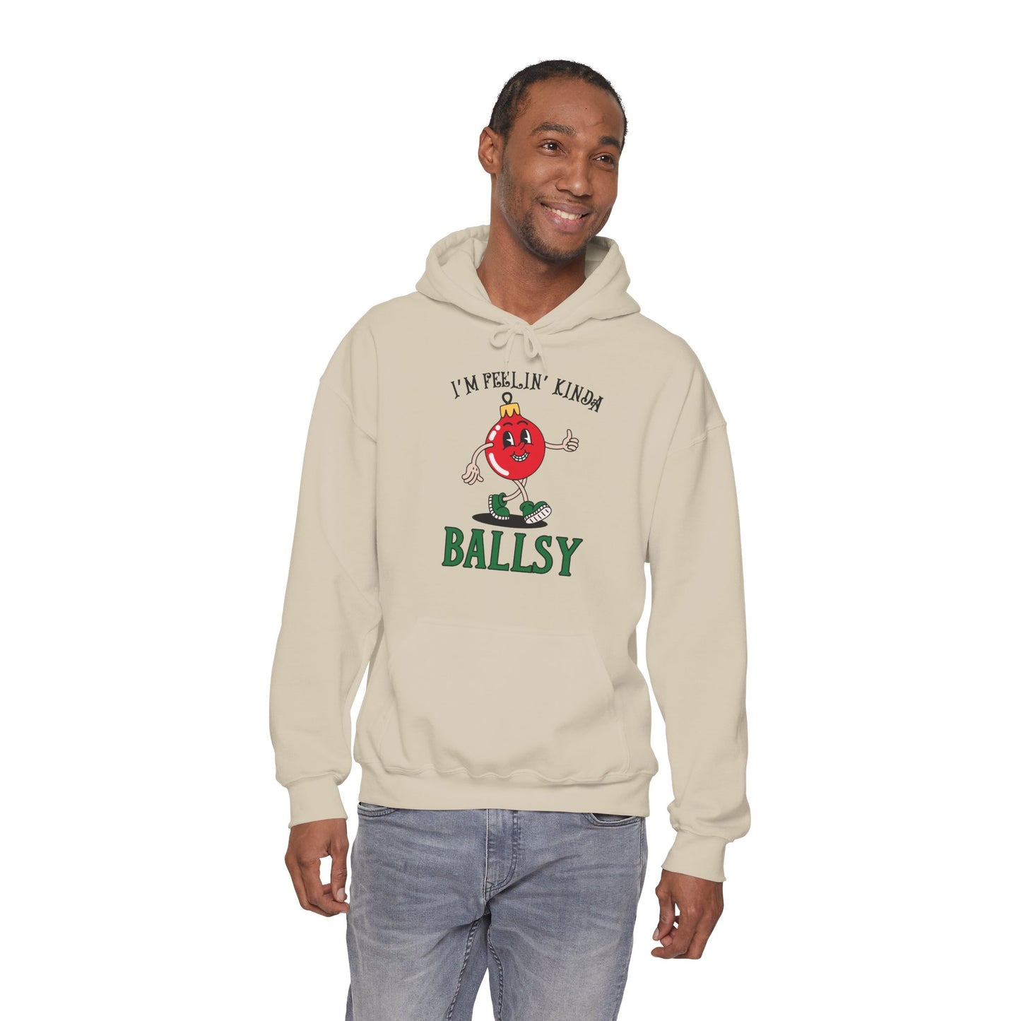 Feelin' Kinda Ballsy Unisex Heavy Blend™ Hooded Sweatshirt