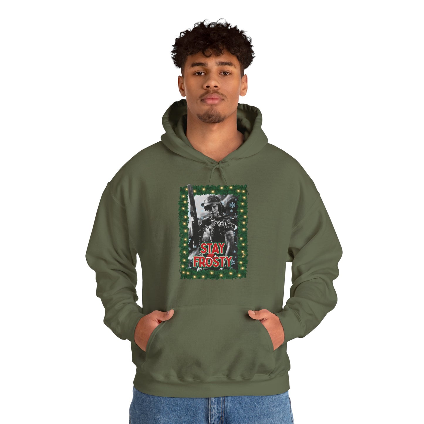 Stay Frosty Corporal Hicks Unisex Heavy Blend™ Hooded Sweatshirt