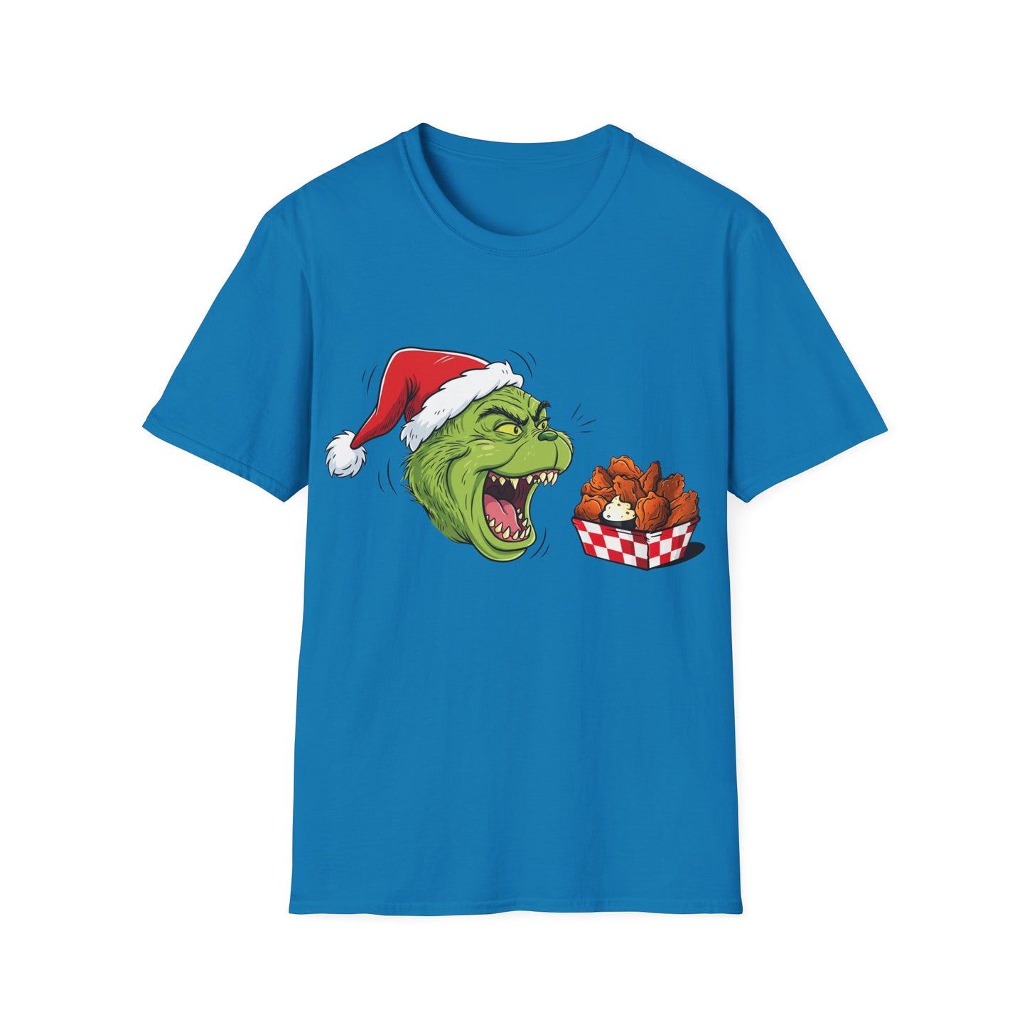 Grinch Buffalo Wings Unisex Softstyle T-Shirt