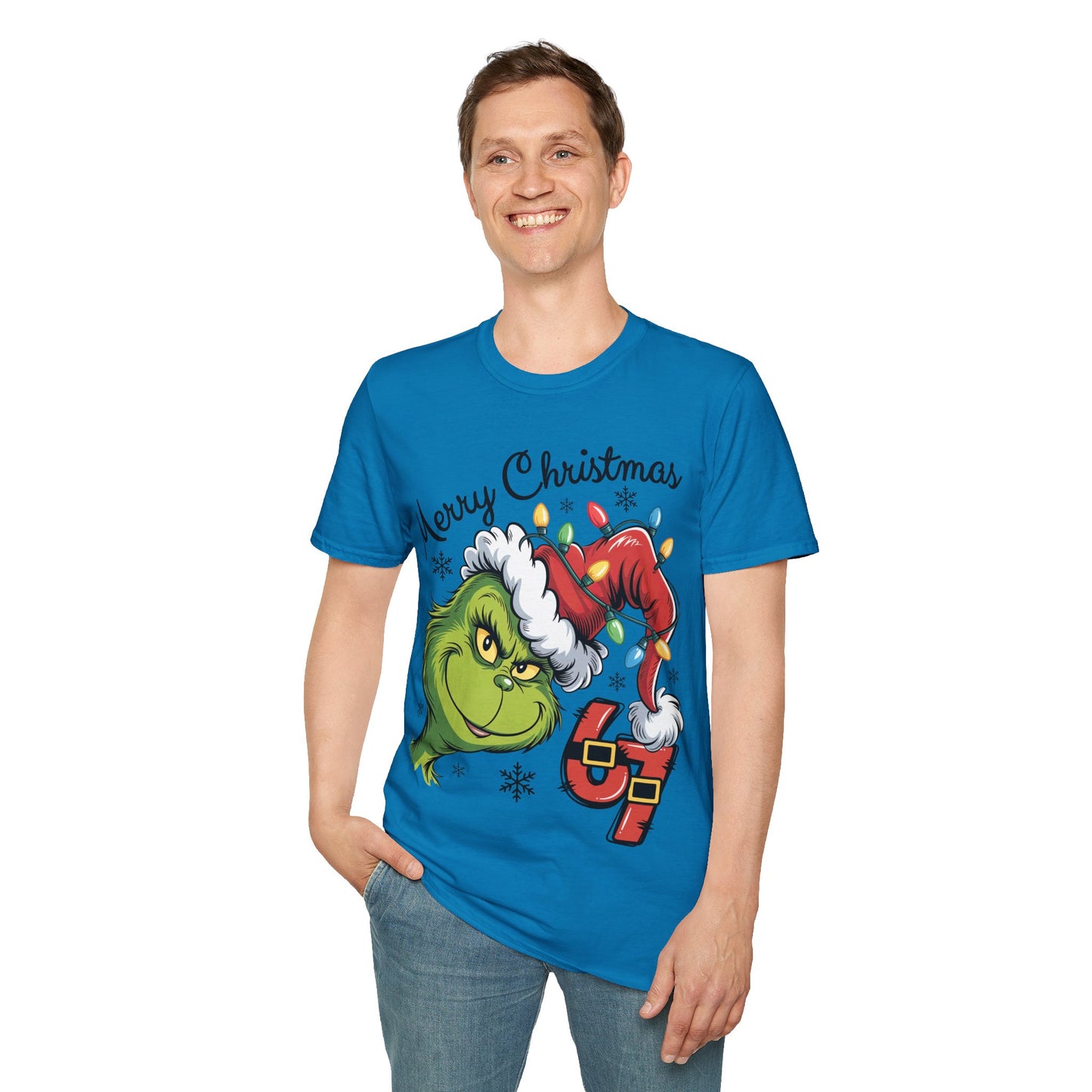 Grinch 6 7 Six Seven Unisex Softstyle T-Shirt