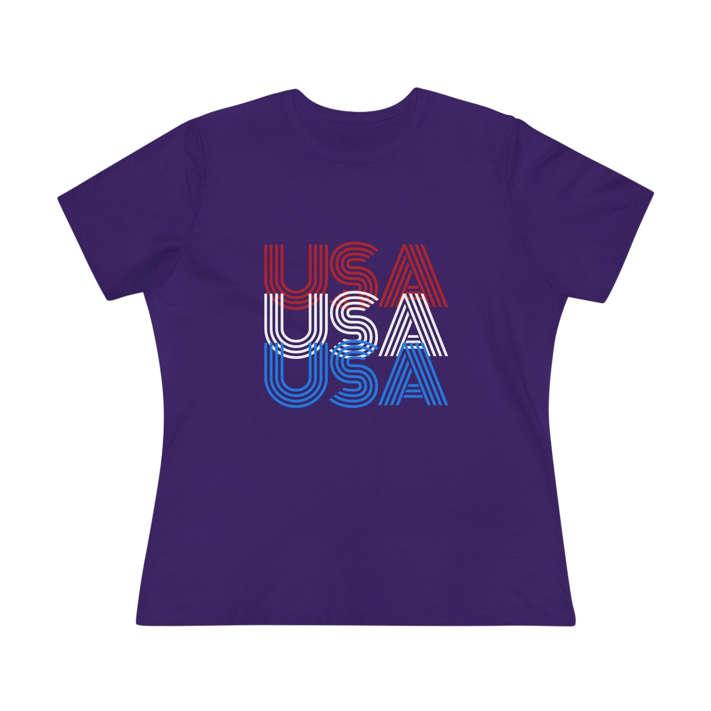 USA USA USA Women's Cotton Tee