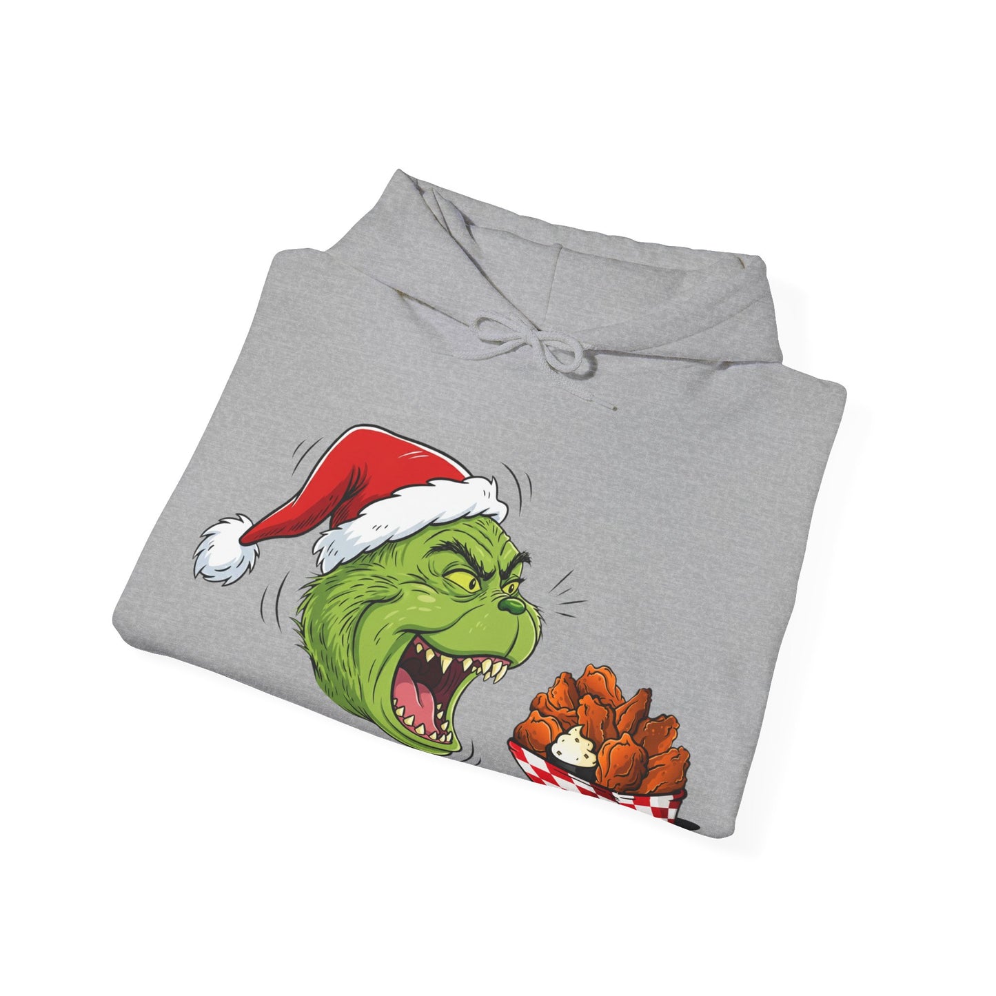 Grinch Buffalo Wings Unisex Heavy Blend™ Hooded Sweatshirt