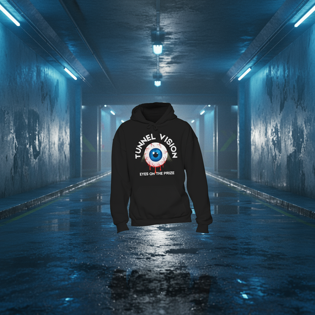 Tunnel Vision Eyes On The Prize Unisex Heavy Blend™ Hooded Sweatshirt