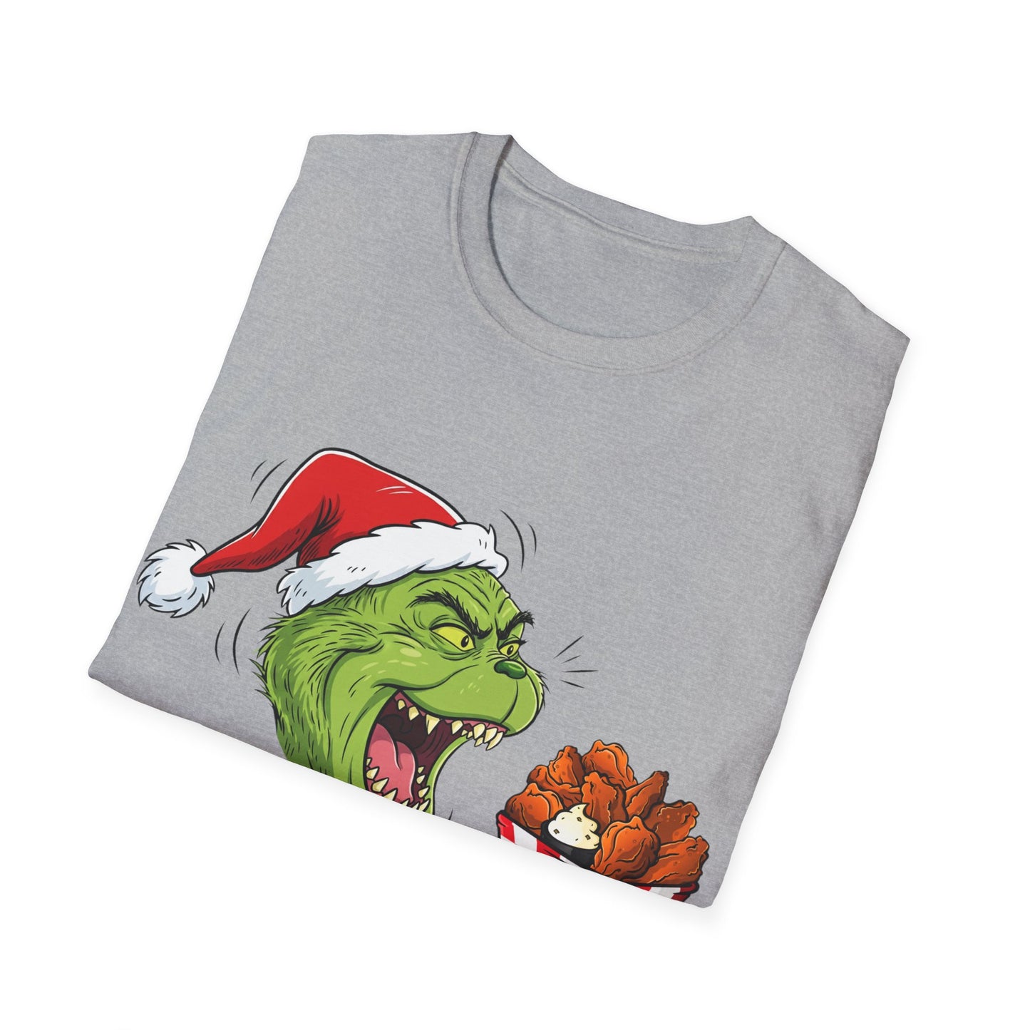 Grinch Buffalo Wings Unisex Softstyle T-Shirt