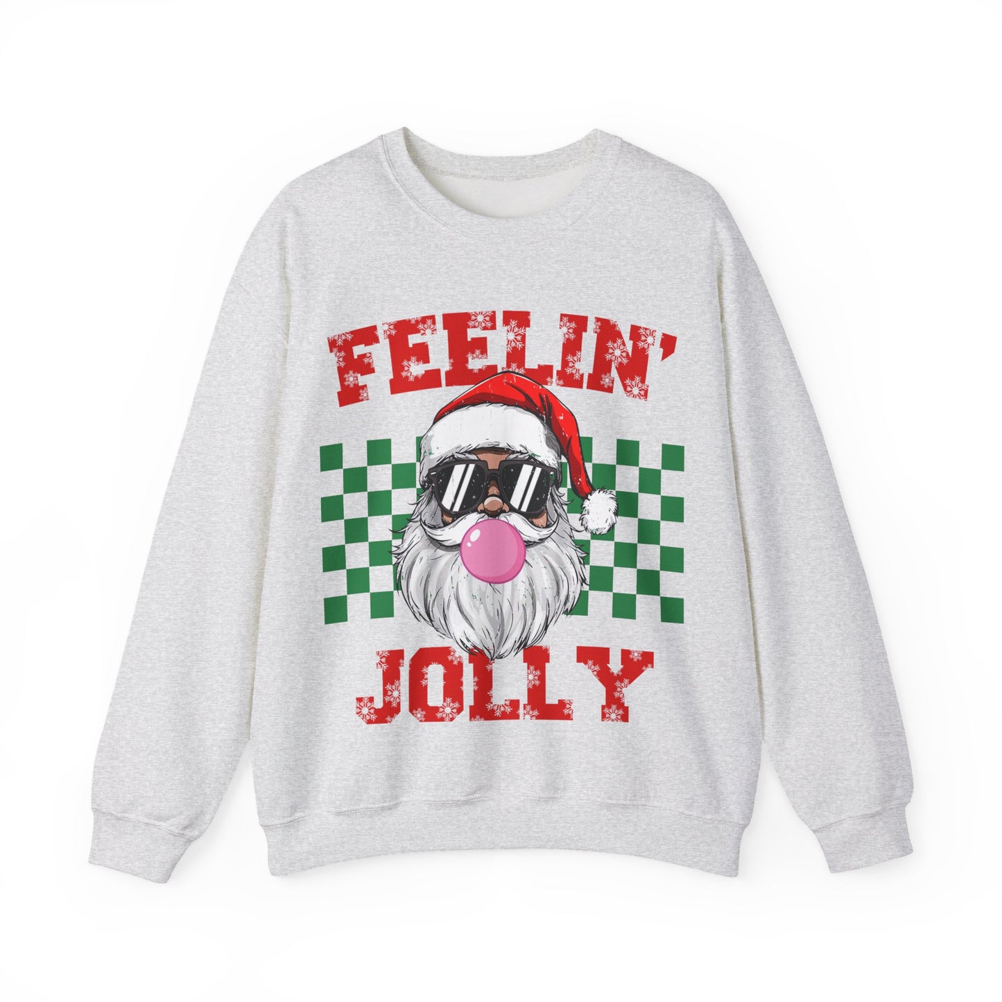 Santa Feelin' Jolly Unisex Heavy Blend™ Crewneck Sweatshirt