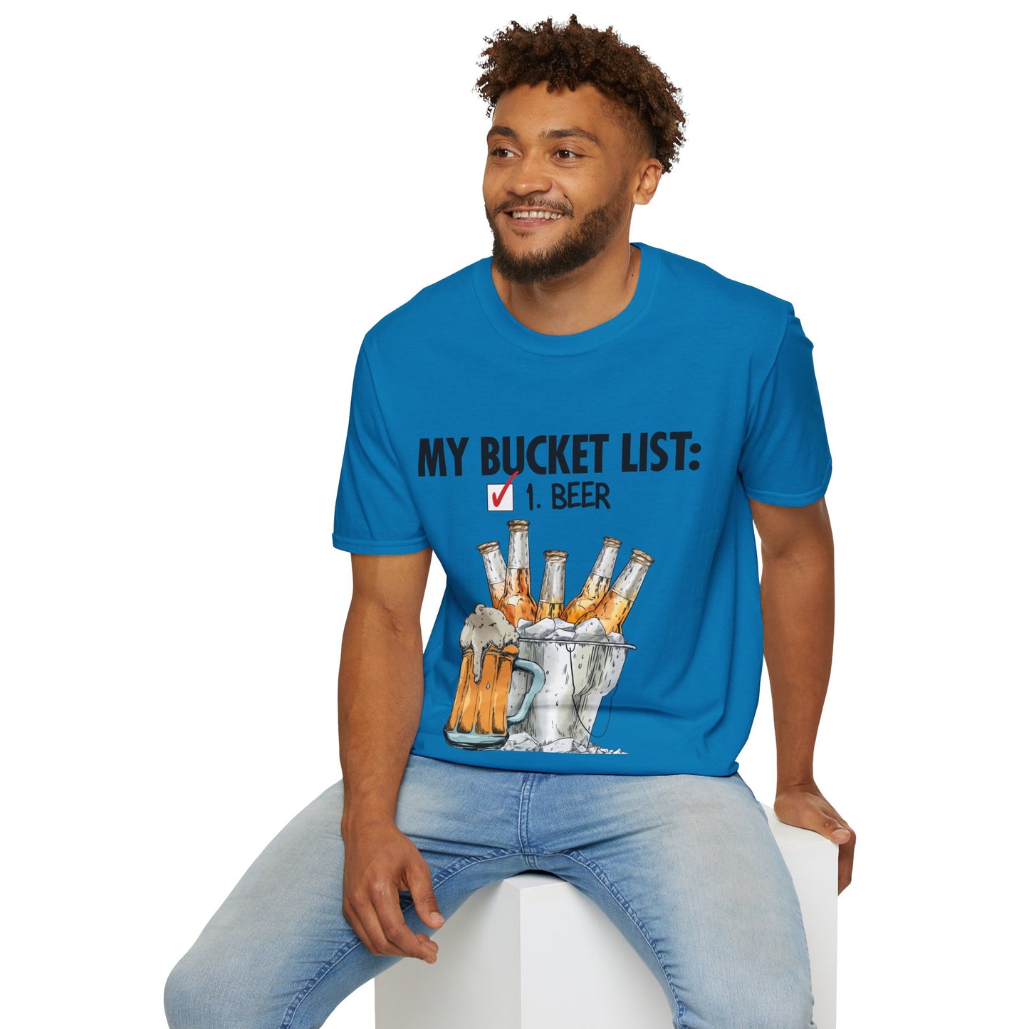 My Beer Bucket List Unisex Softstyle T-Shirt