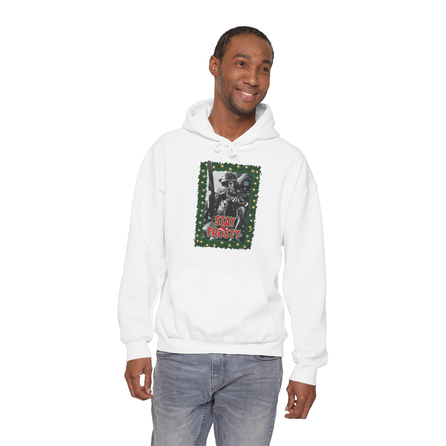 Stay Frosty Corporal Hicks Unisex Heavy Blend™ Hooded Sweatshirt