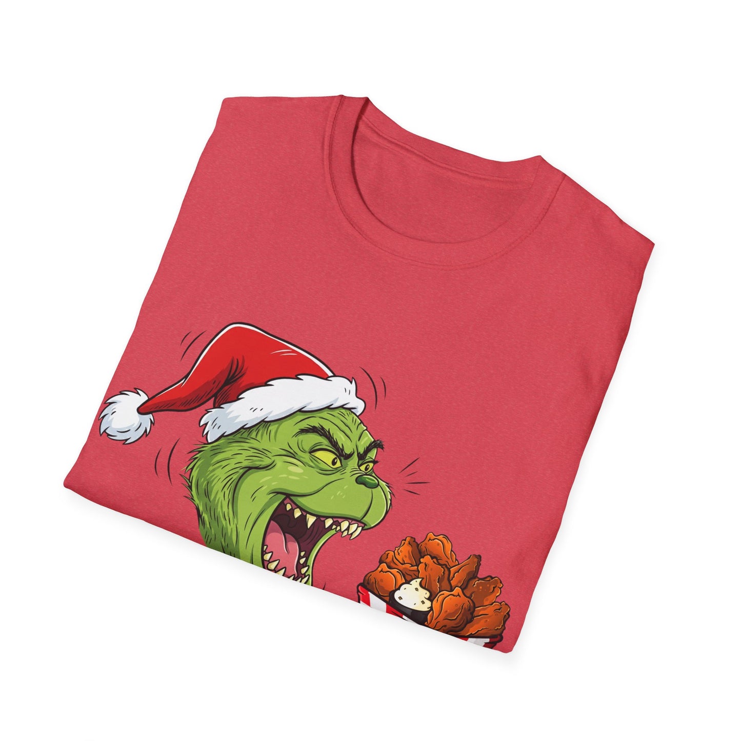 Grinch Buffalo Wings Unisex Softstyle T-Shirt