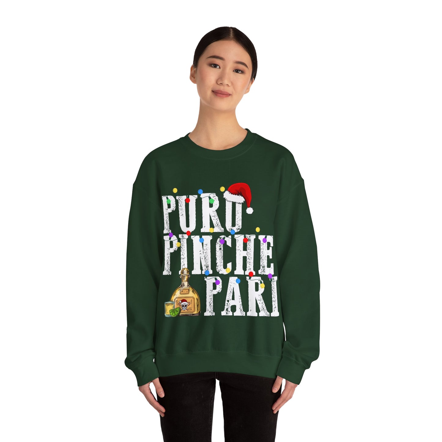 Puro Pinche Pari Unisex Heavy Blend™ Crewneck Sweatshirt