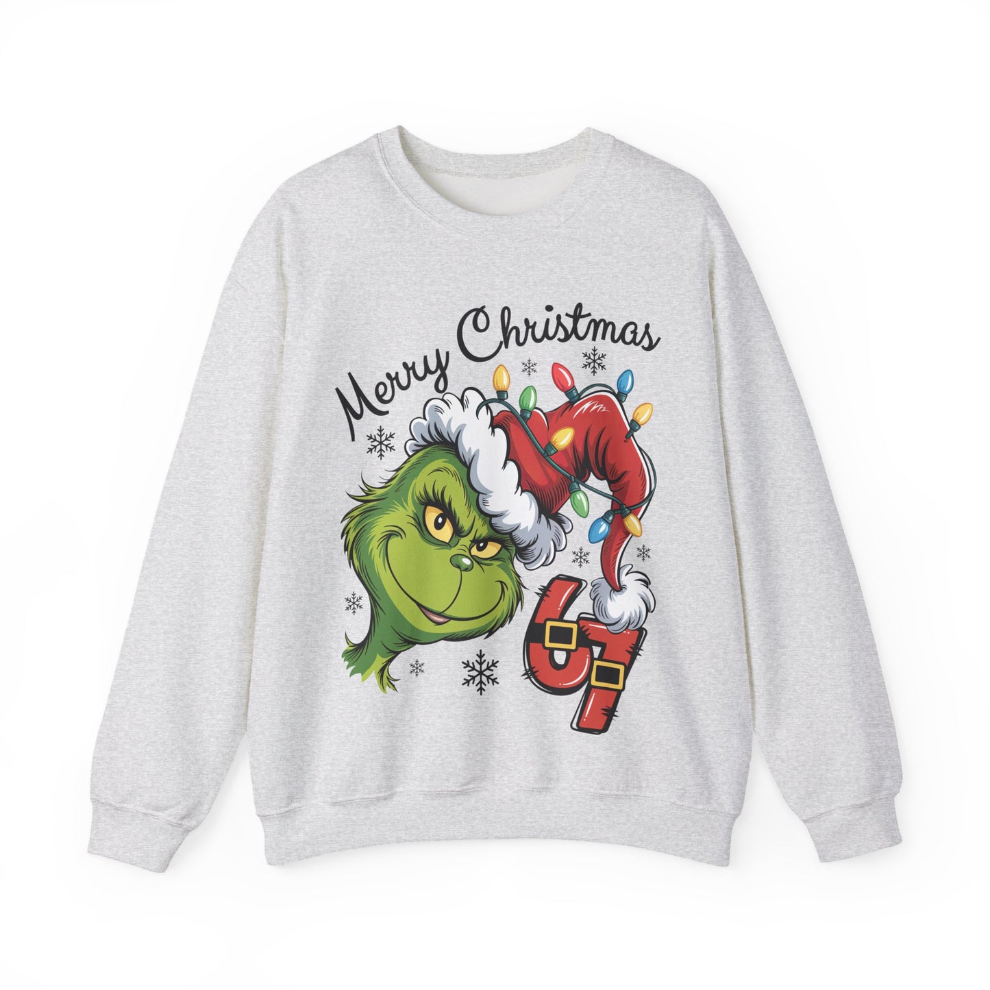 Grinch 6 7 Six Seven Unisex Heavy Blend™ Crewneck Sweatshirt