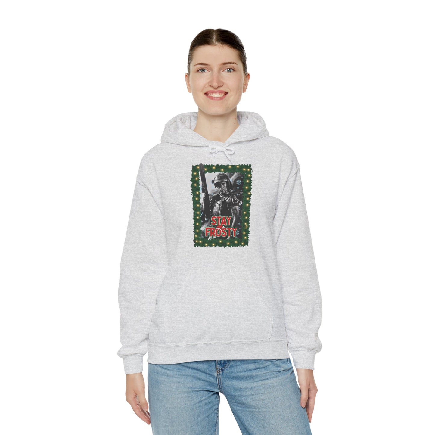 Stay Frosty Corporal Hicks Unisex Heavy Blend™ Hooded Sweatshirt