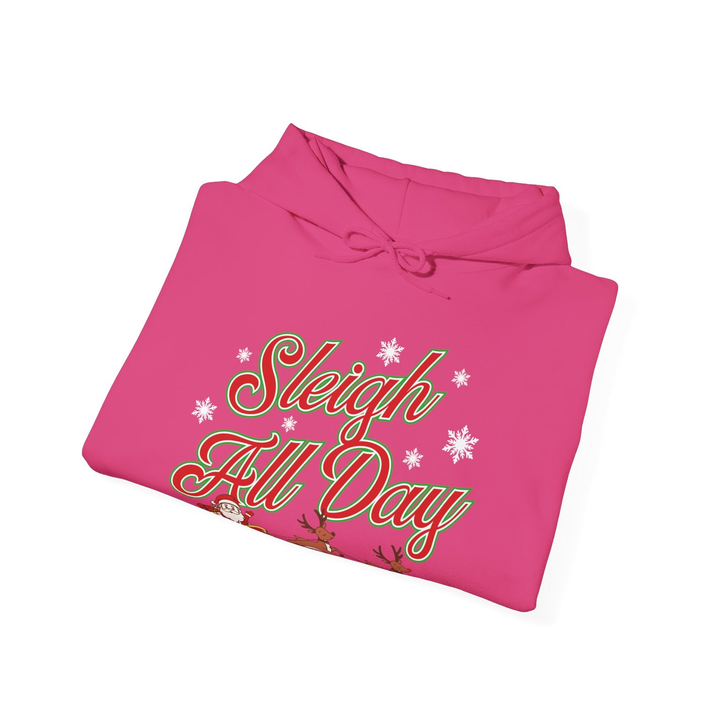 Sleigh All Day Santa Unisex Heavy Blend™ Hooded Sweatshirt