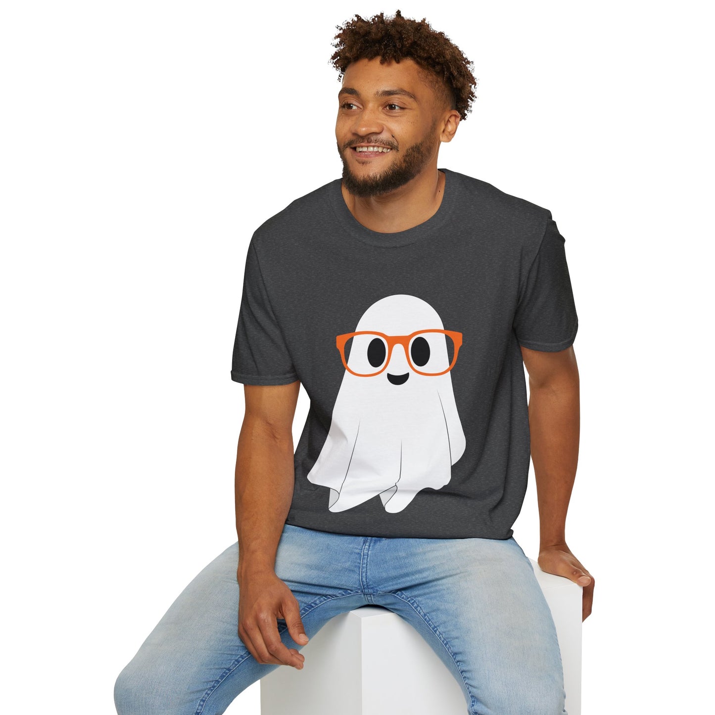 I See You BOO Ghost Unisex Softstyle T-Shirt