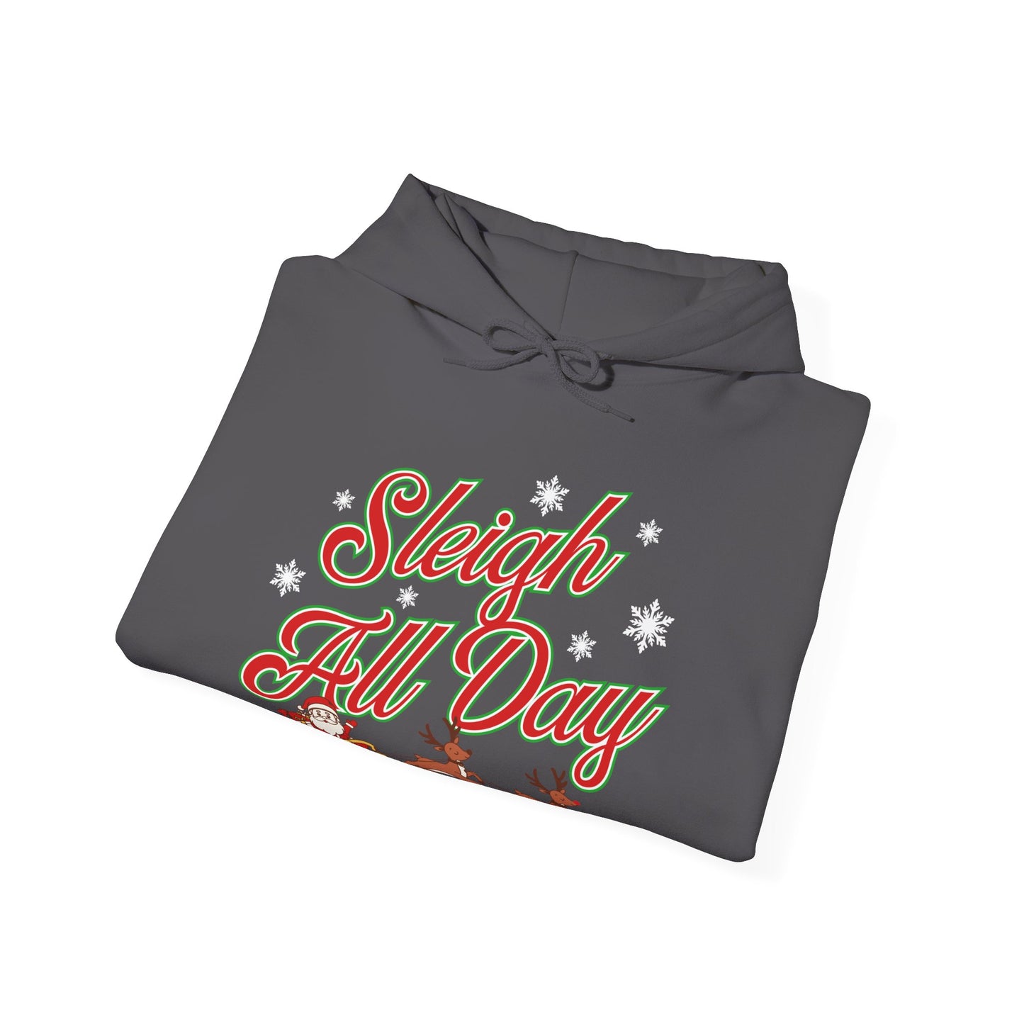 Sleigh All Day Santa Unisex Heavy Blend™ Hooded Sweatshirt