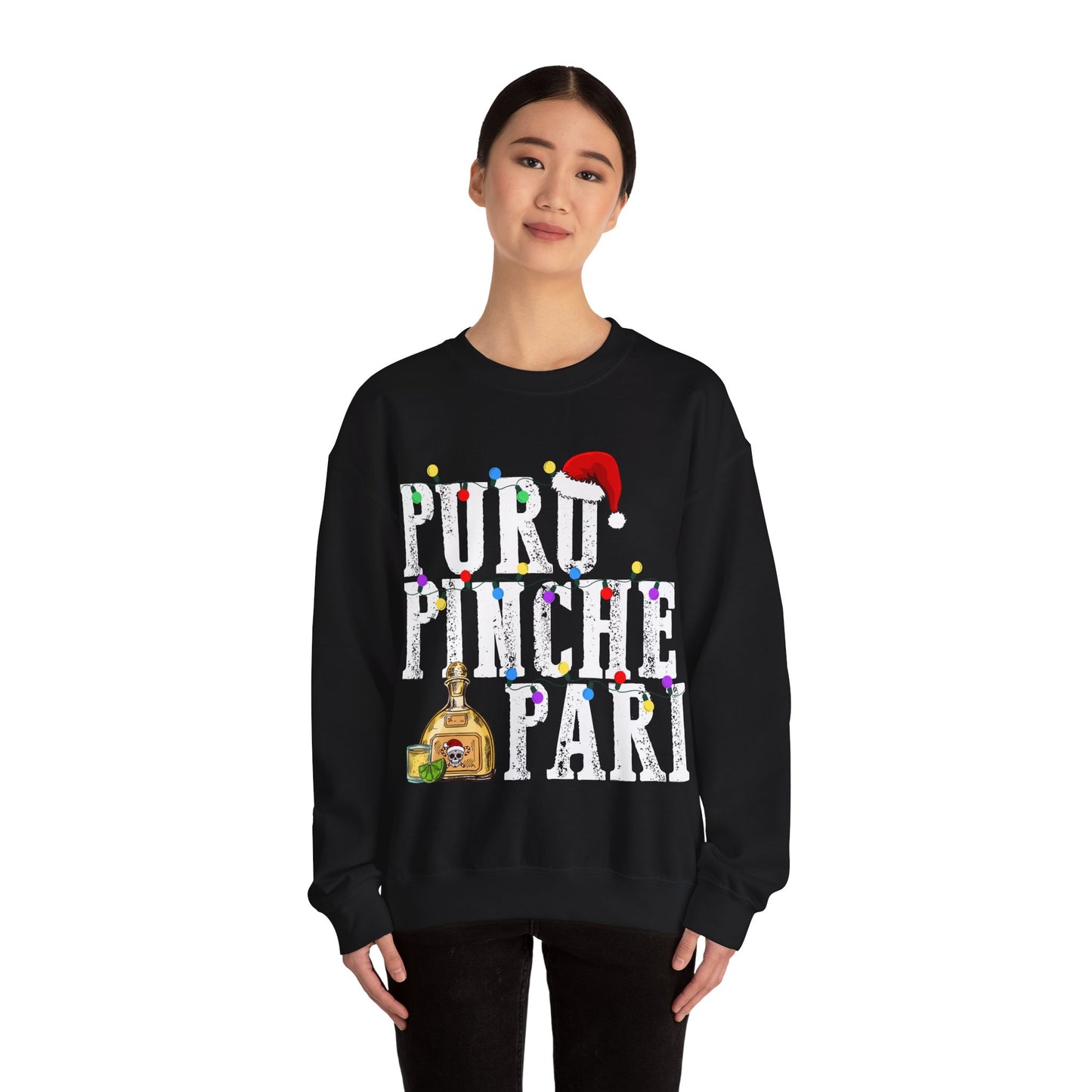 Puro Pinche Pari Unisex Heavy Blend™ Crewneck Sweatshirt