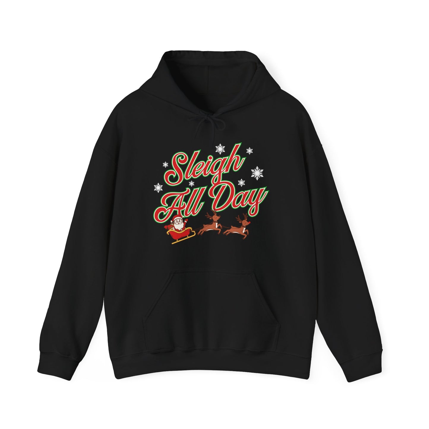Sleigh All Day Santa Unisex Heavy Blend™ Hooded Sweatshirt