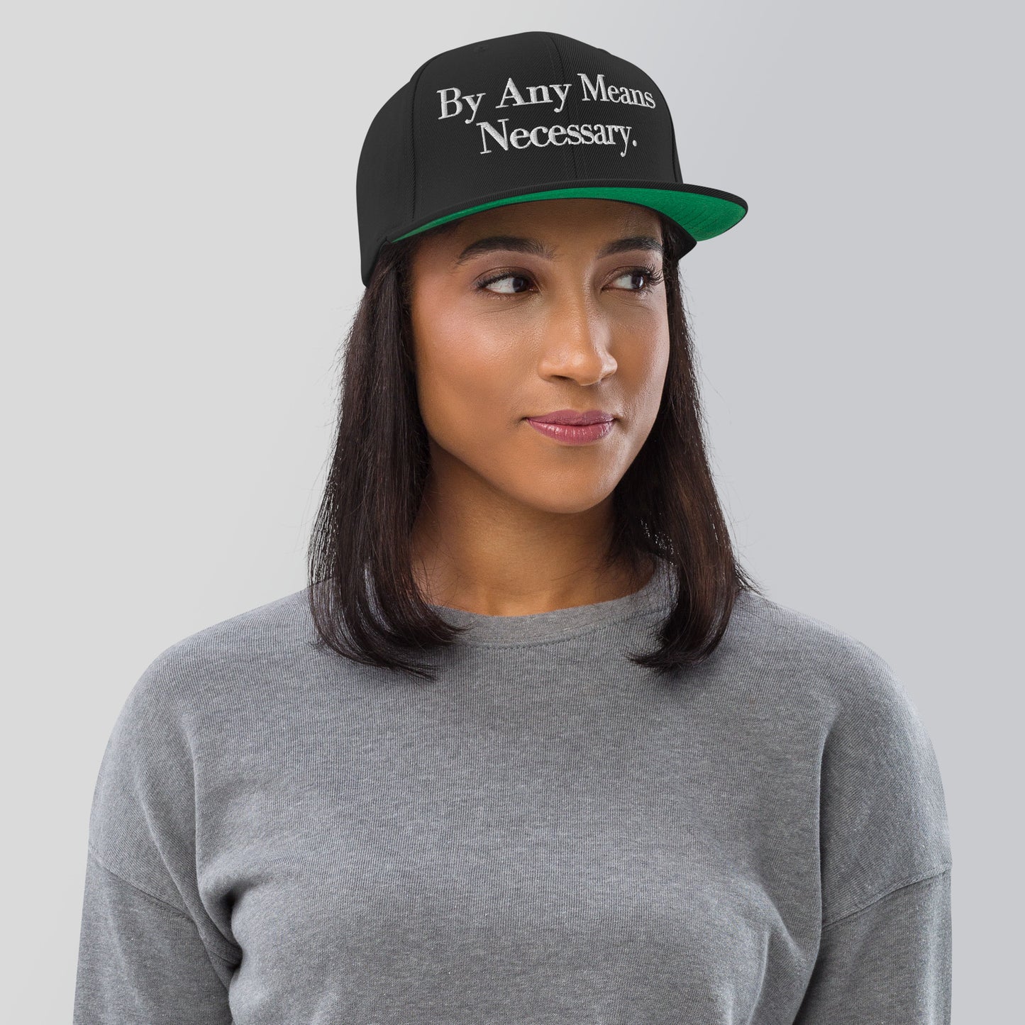 By ANY means necessary. Snapback Hat