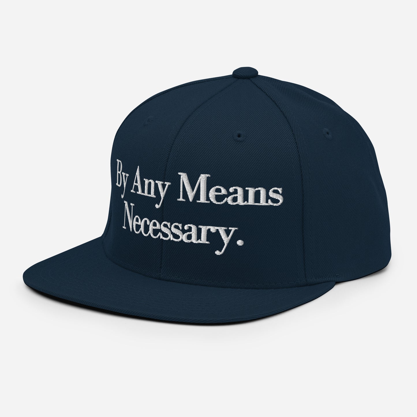 By ANY means necessary. Snapback Hat
