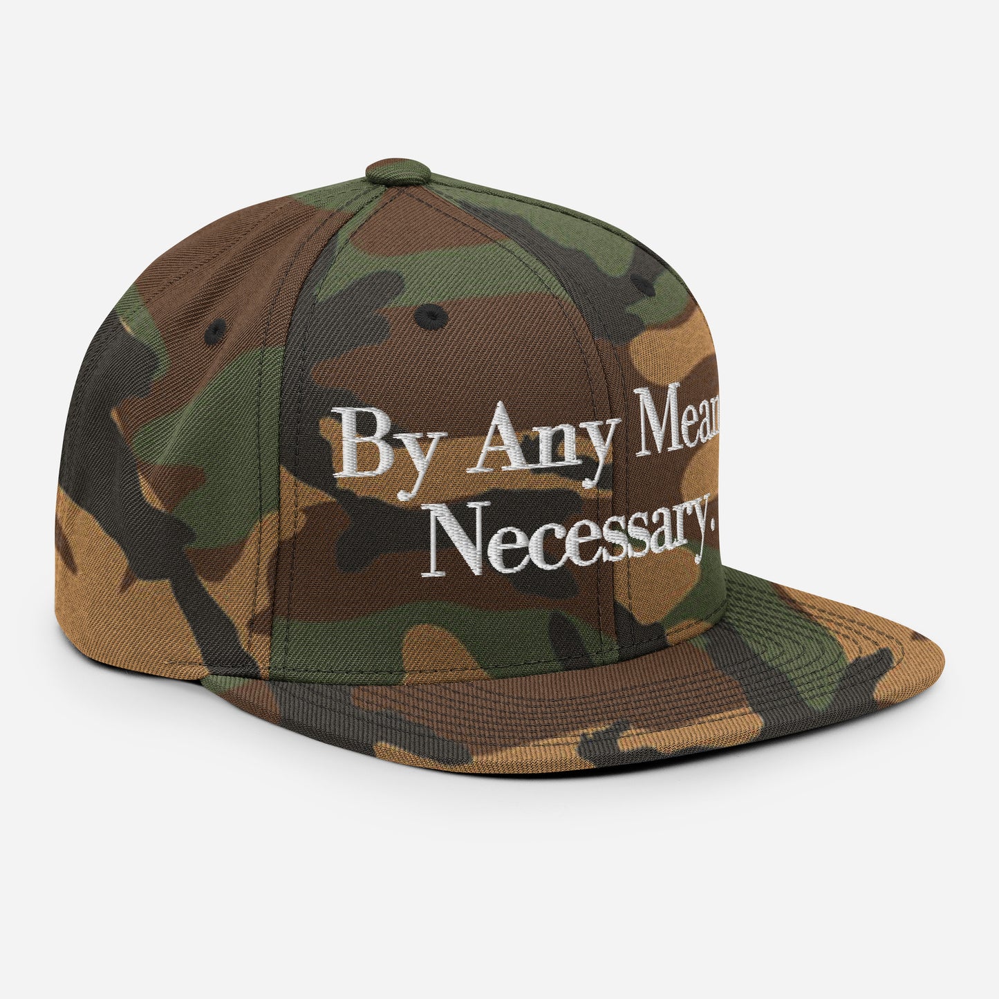 By ANY means necessary. Snapback Hat