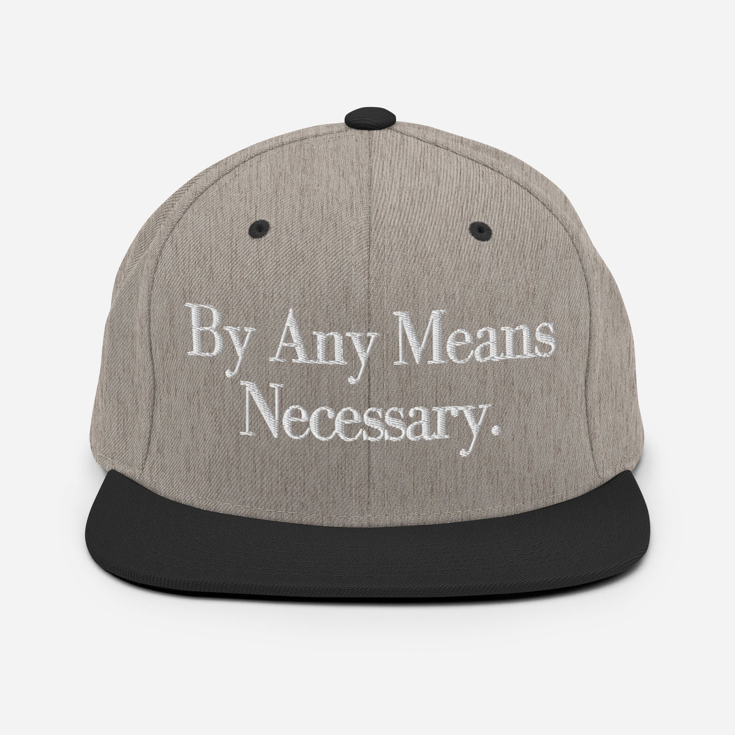 By ANY means necessary. Snapback Hat